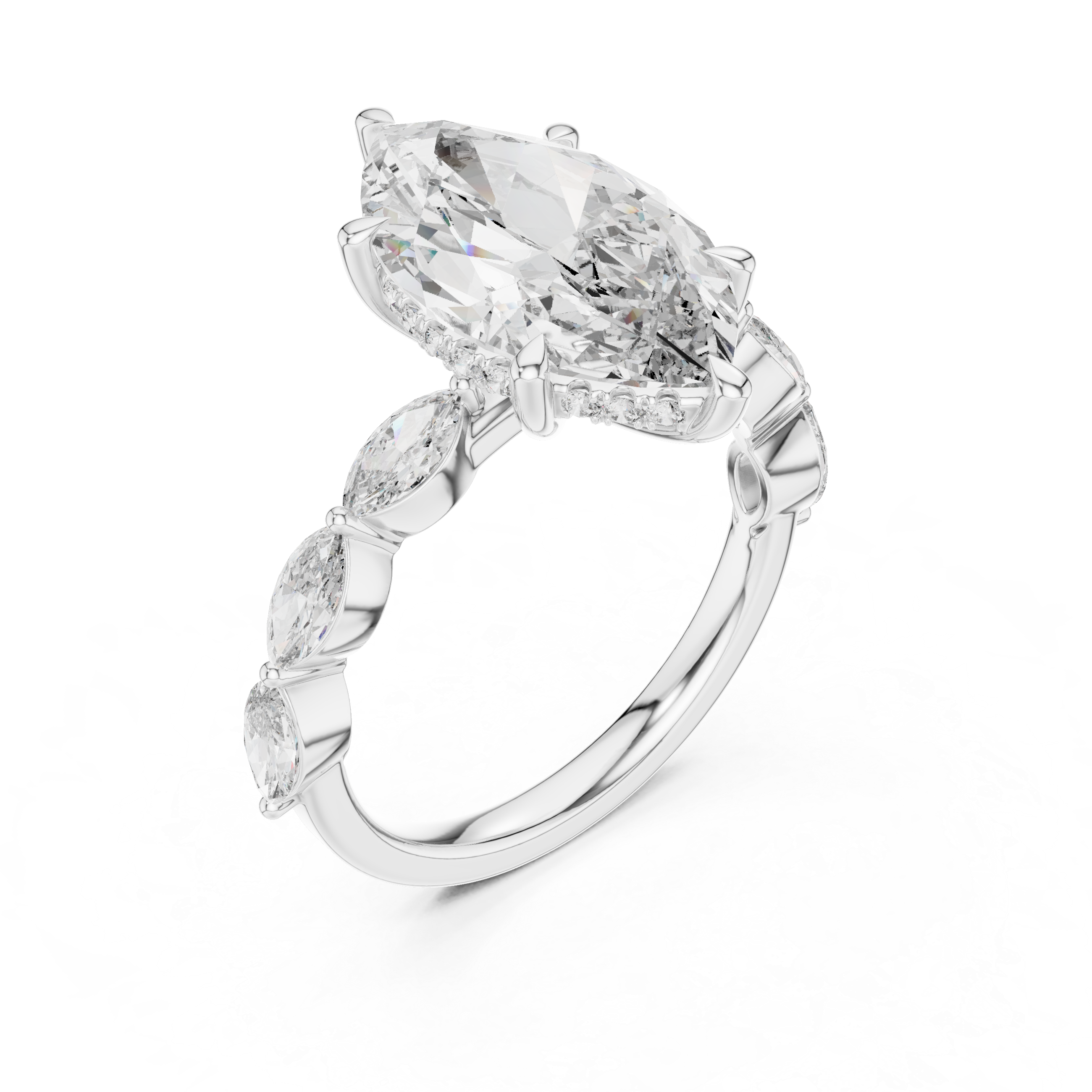 Luxury Marquise Diamond Ring