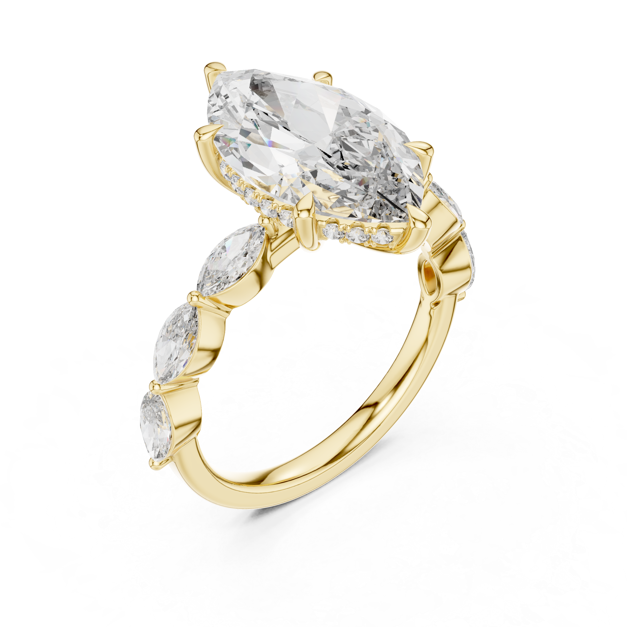 Luxury Marquise Diamond Ring