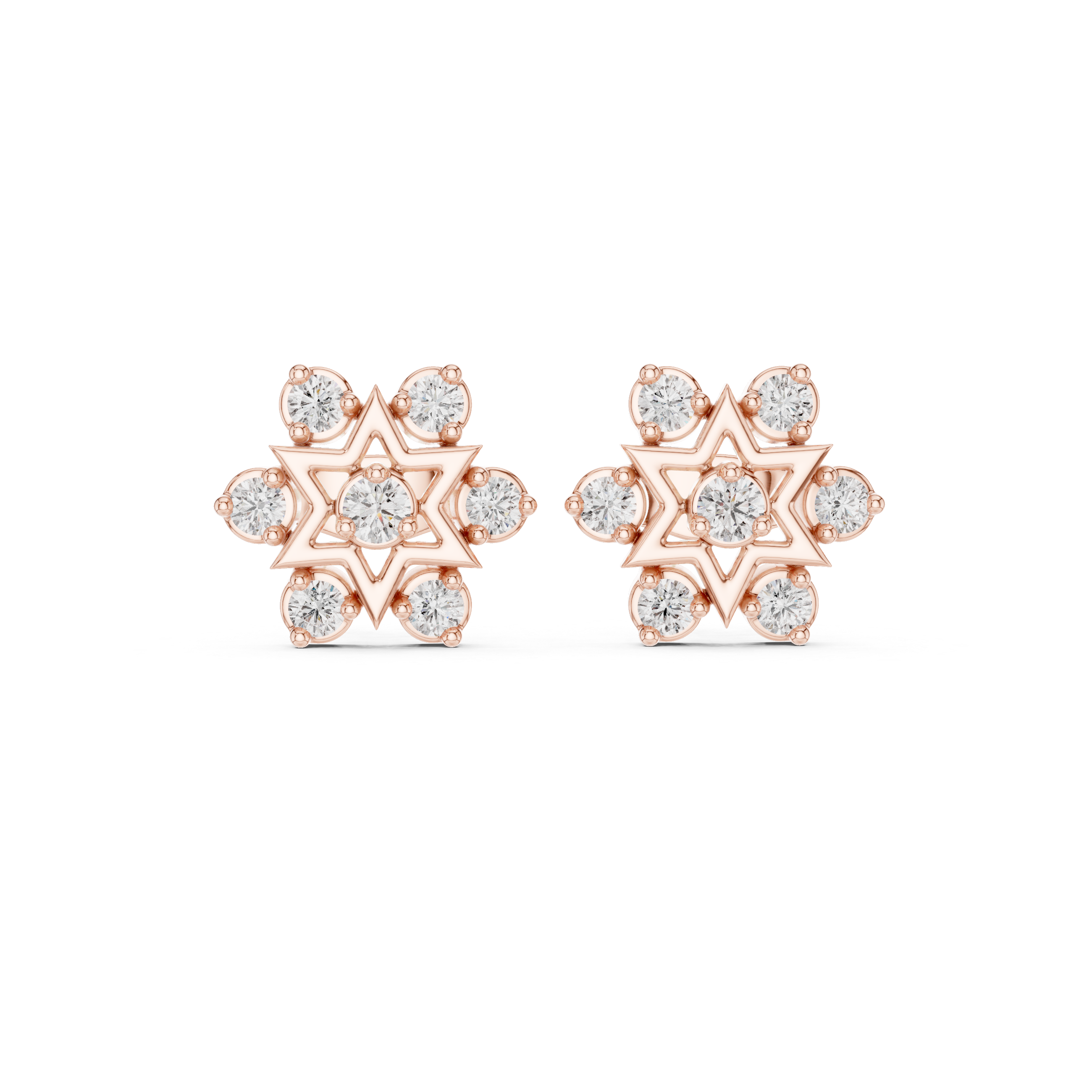 Luxury Star Diamond Earrings