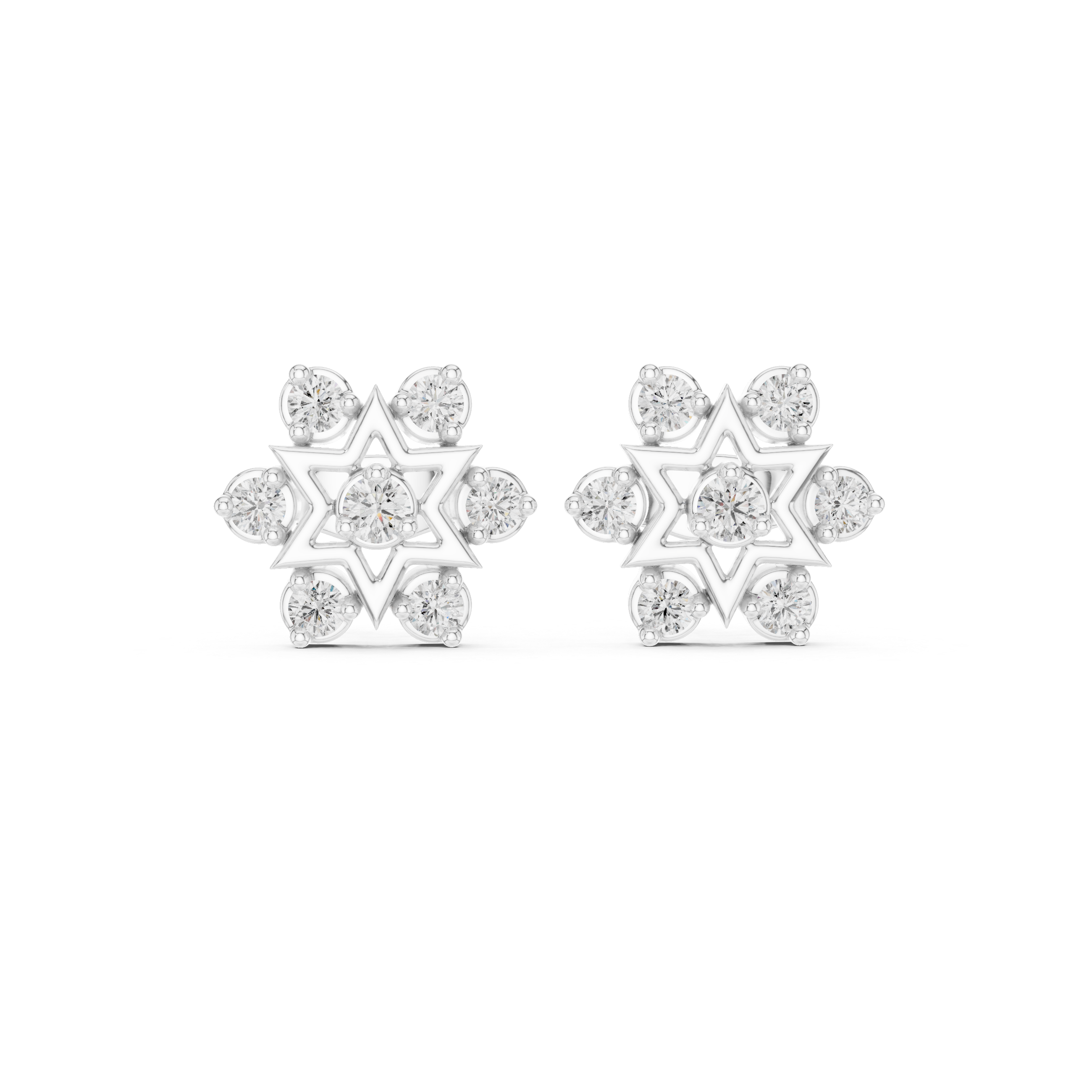 Luxury Star Diamond Earrings