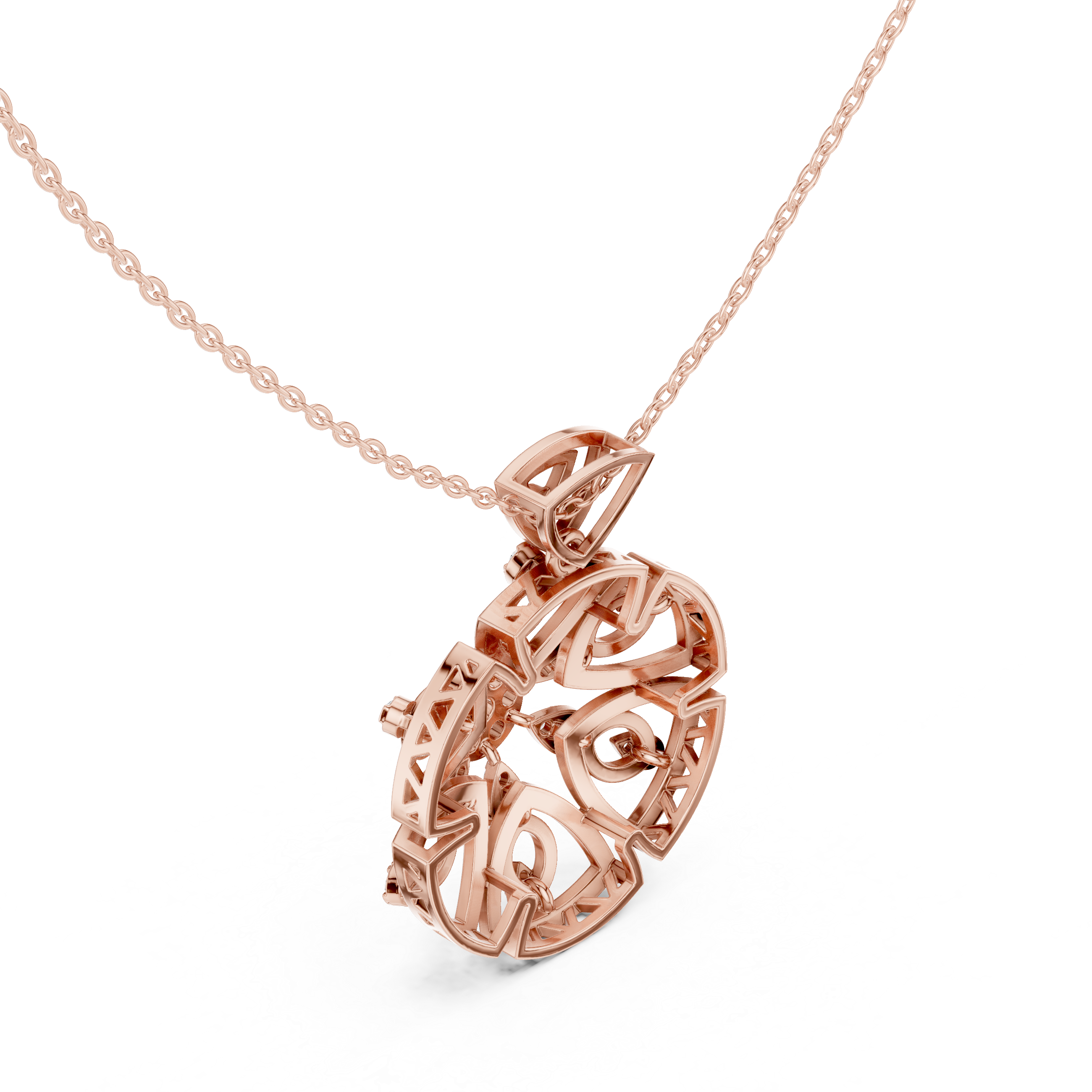 Royal Floral Diamond Pendant