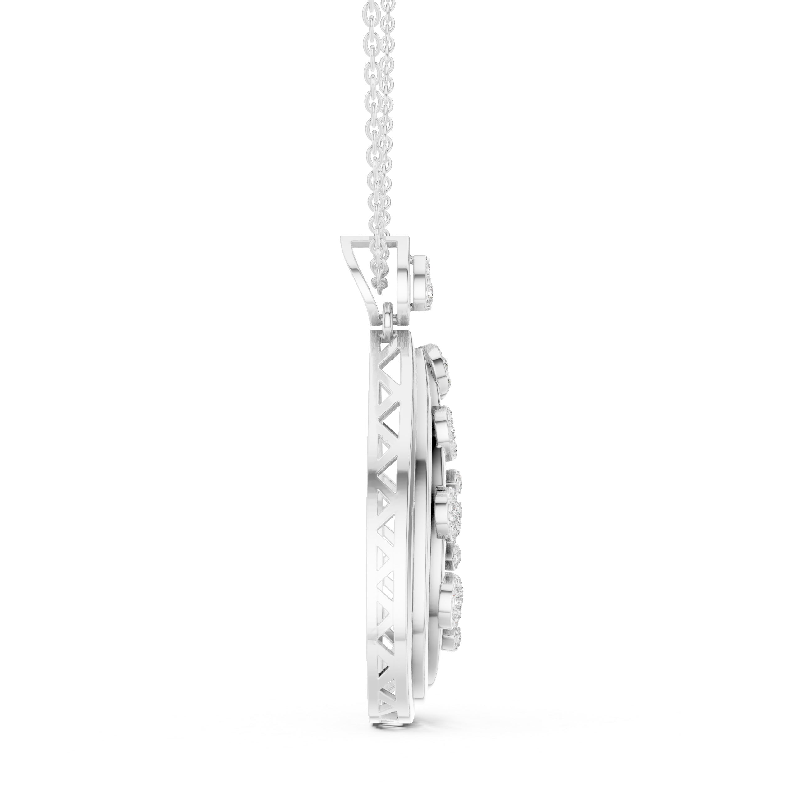 Luxury Diamond Teardrop Pendant