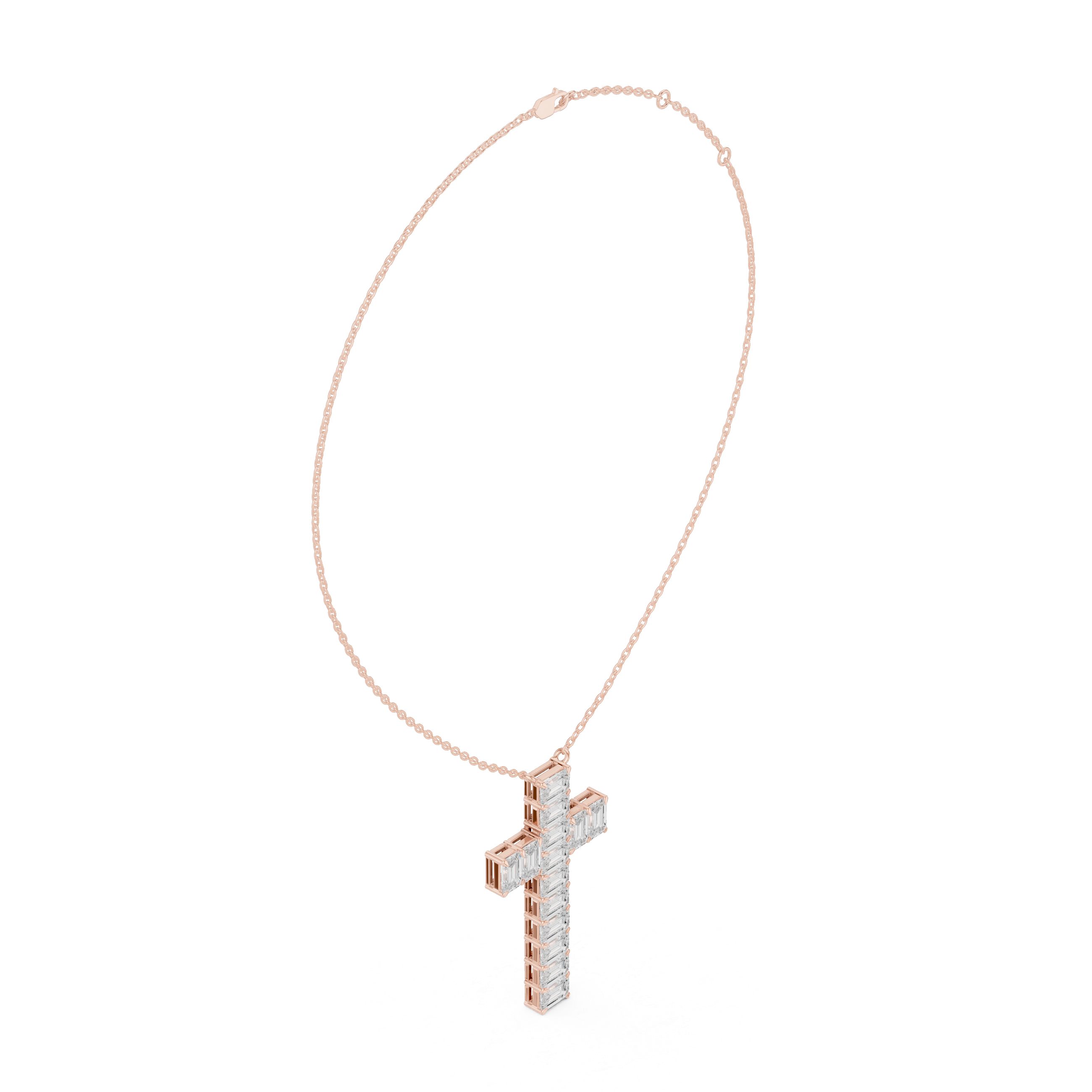 Luxury Cross Diamond Pendant