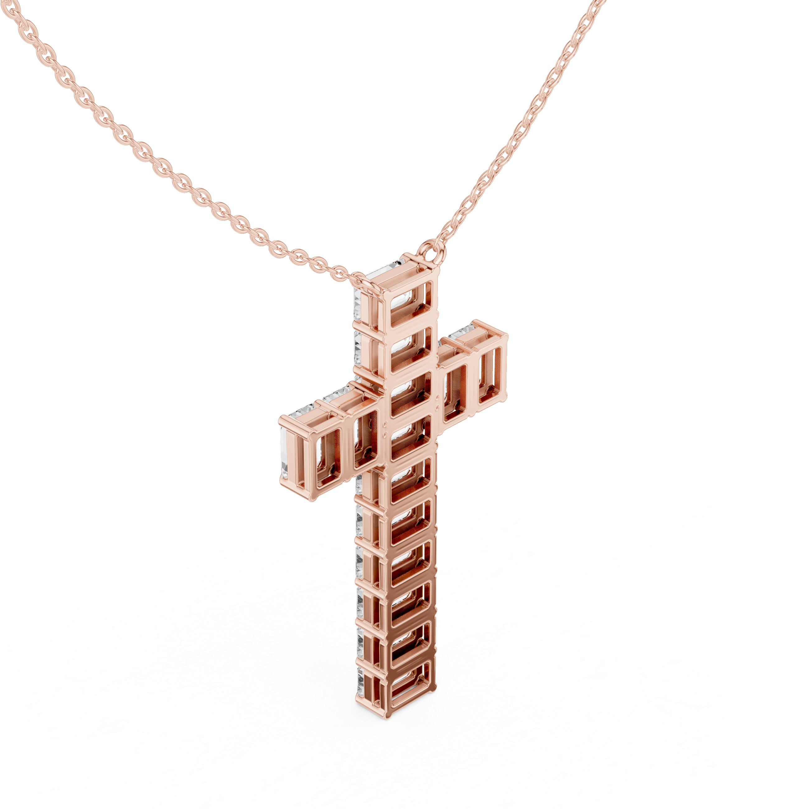 Luxury Cross Diamond Pendant