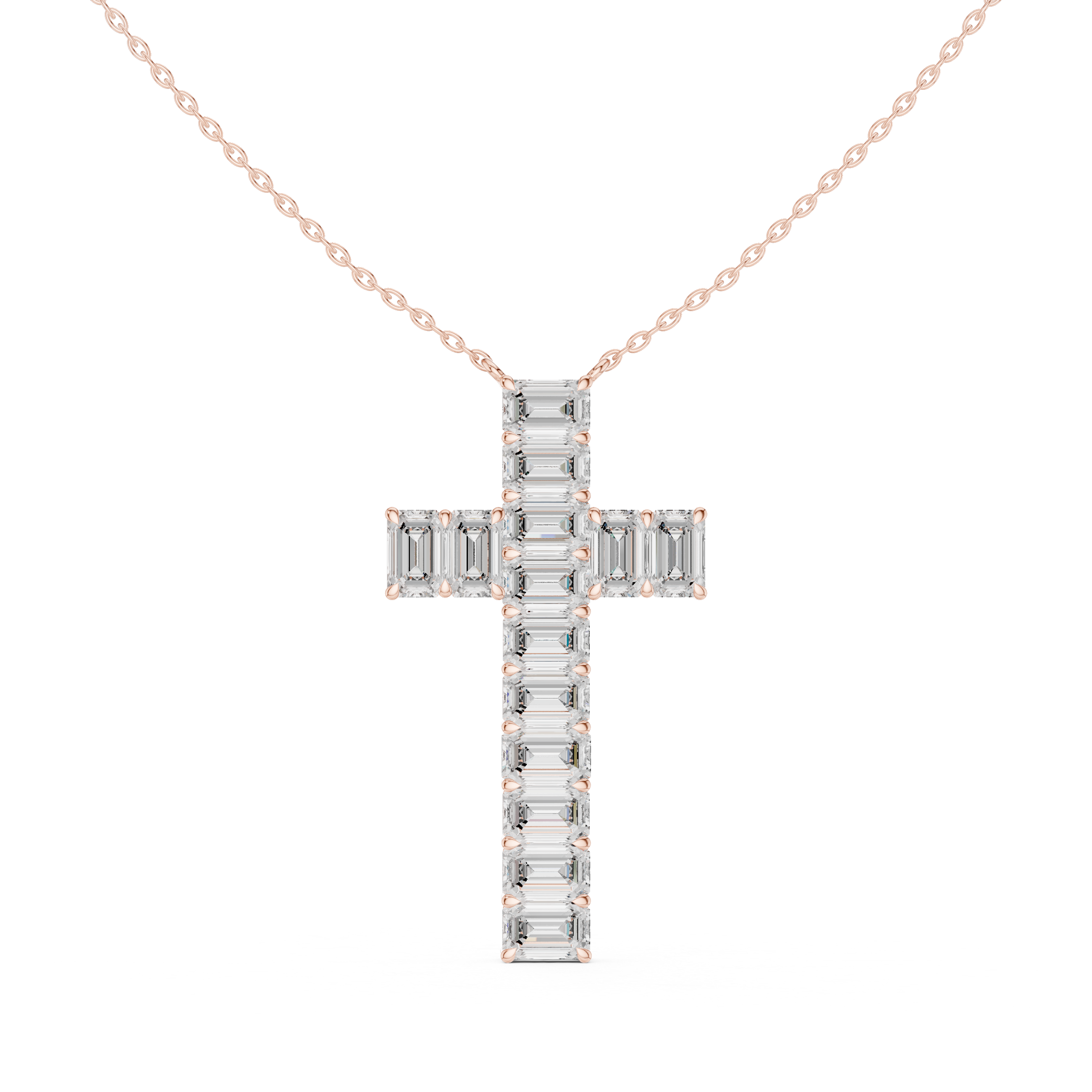 Luxury Cross Diamond Pendant