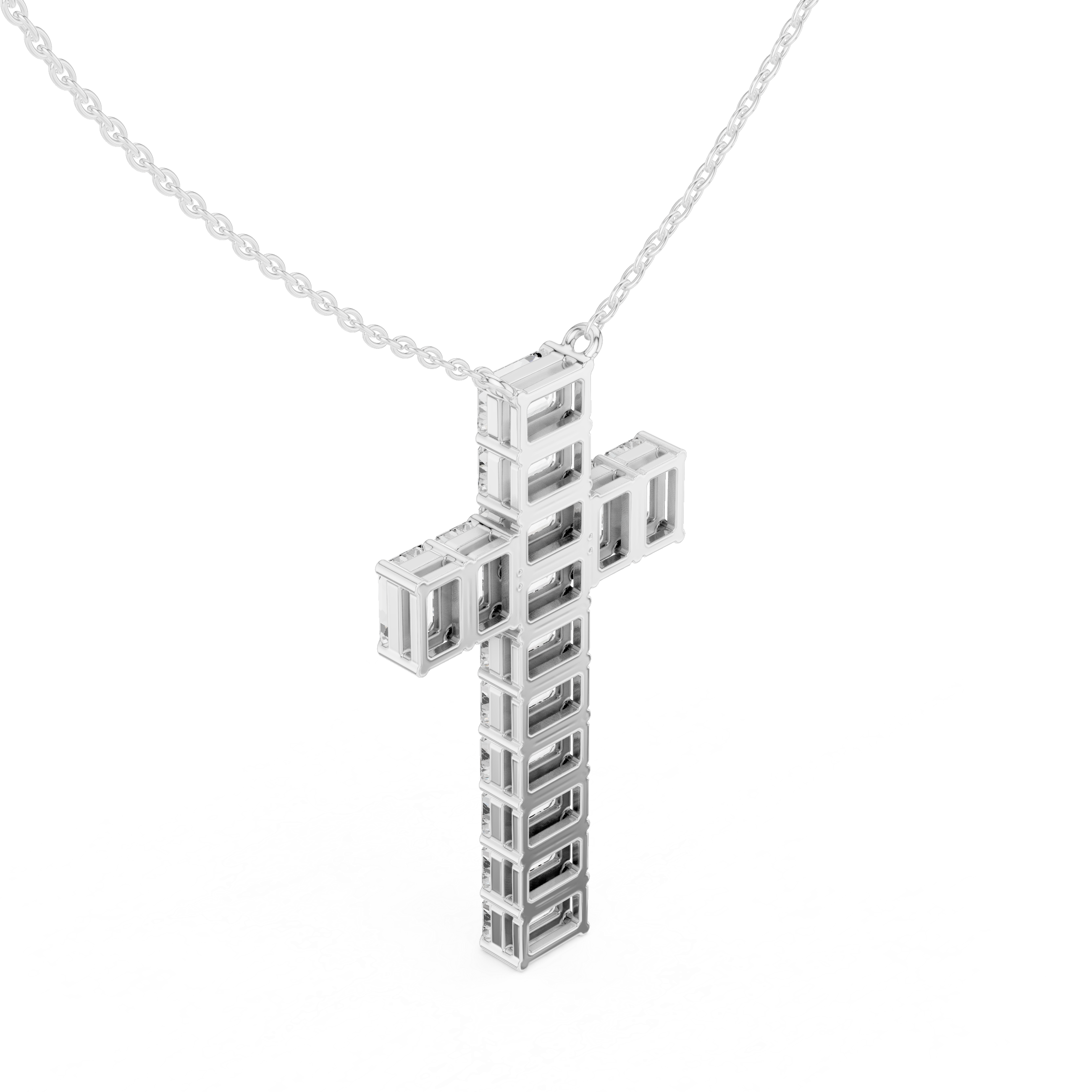Luxury Cross Diamond Pendant