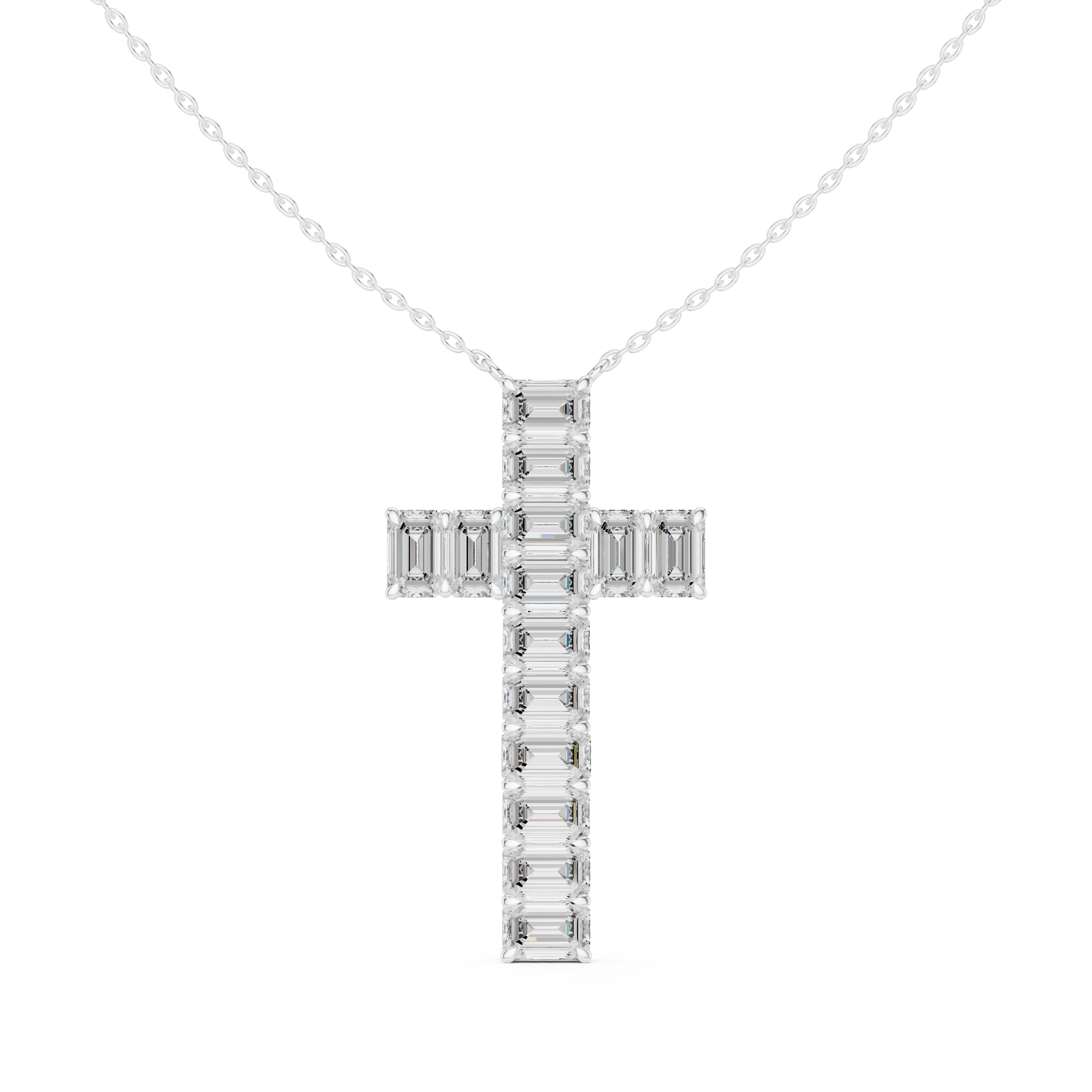 Luxury Cross Diamond Pendant