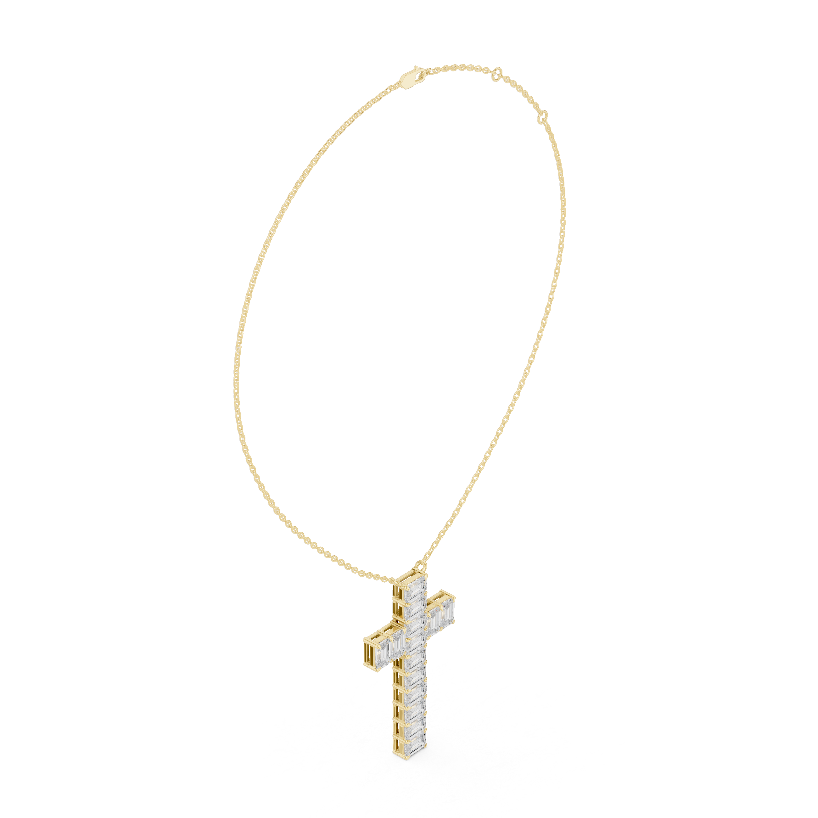 Luxury Cross Diamond Pendant