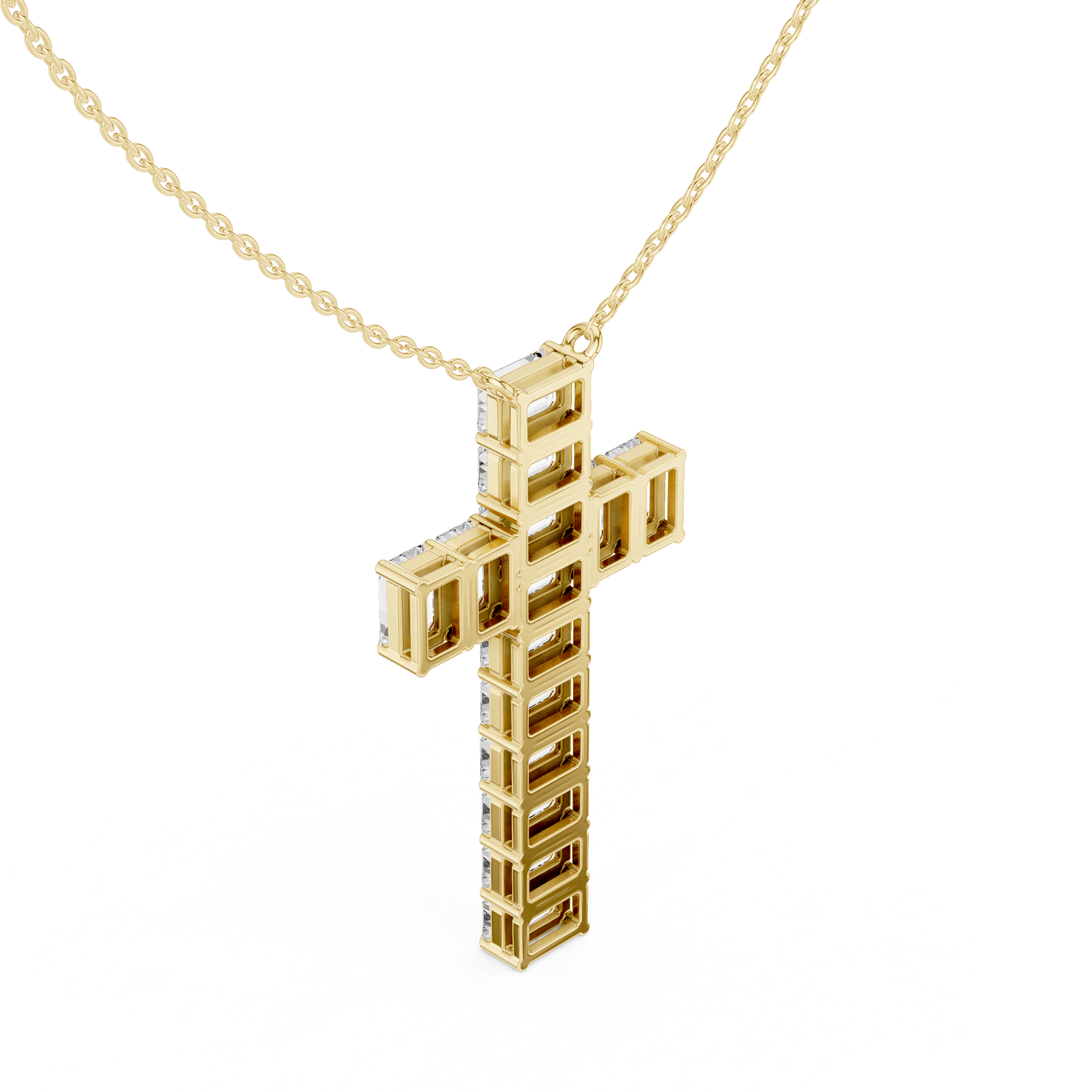 Luxury Cross Diamond Pendant