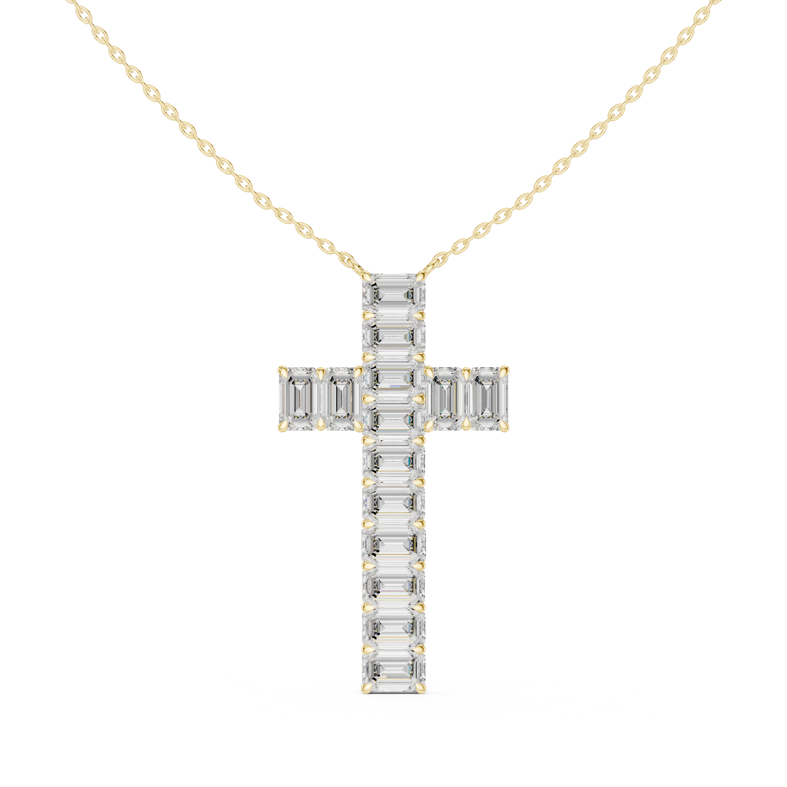 Luxury Cross Diamond Pendant