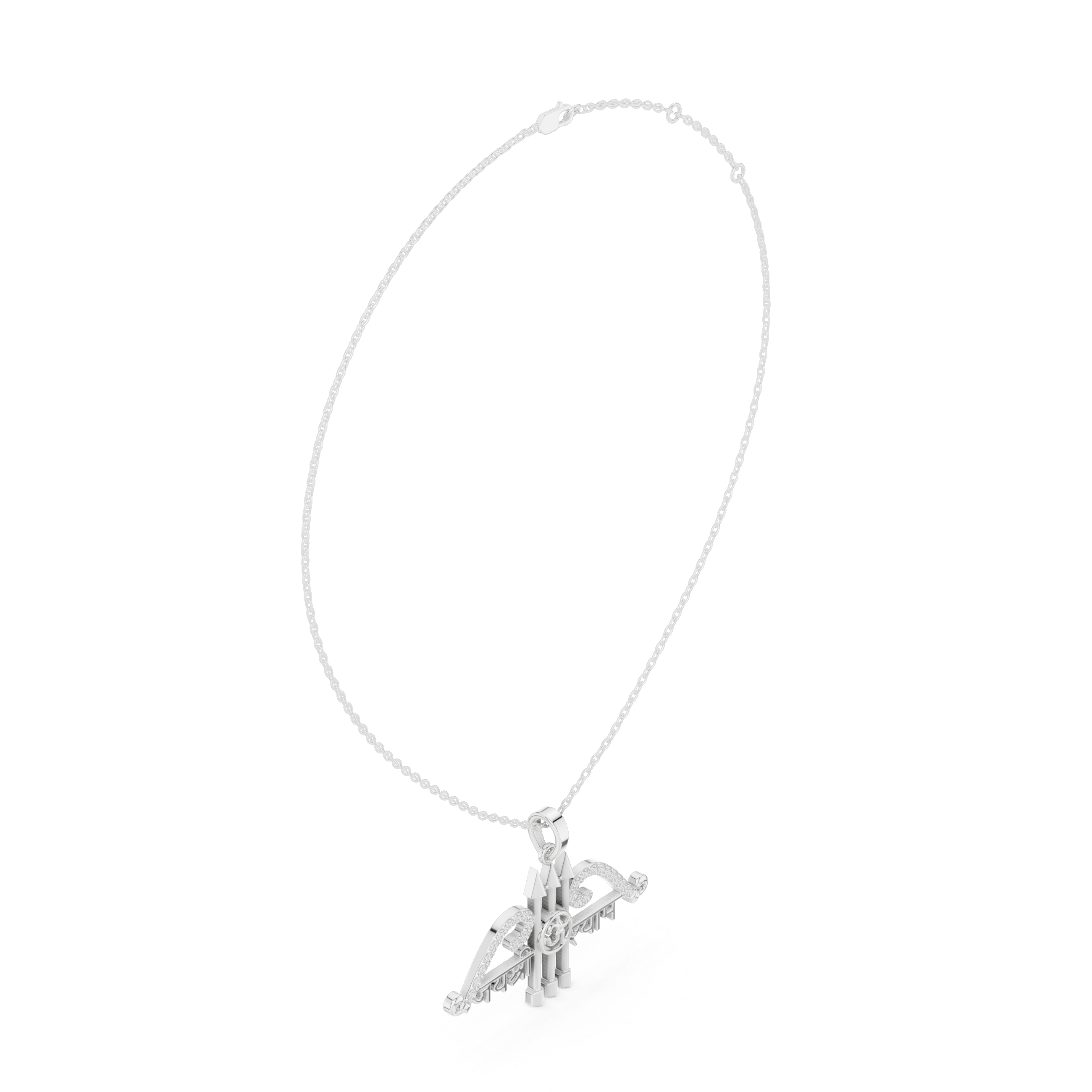 Luxury Trident Om Pendant