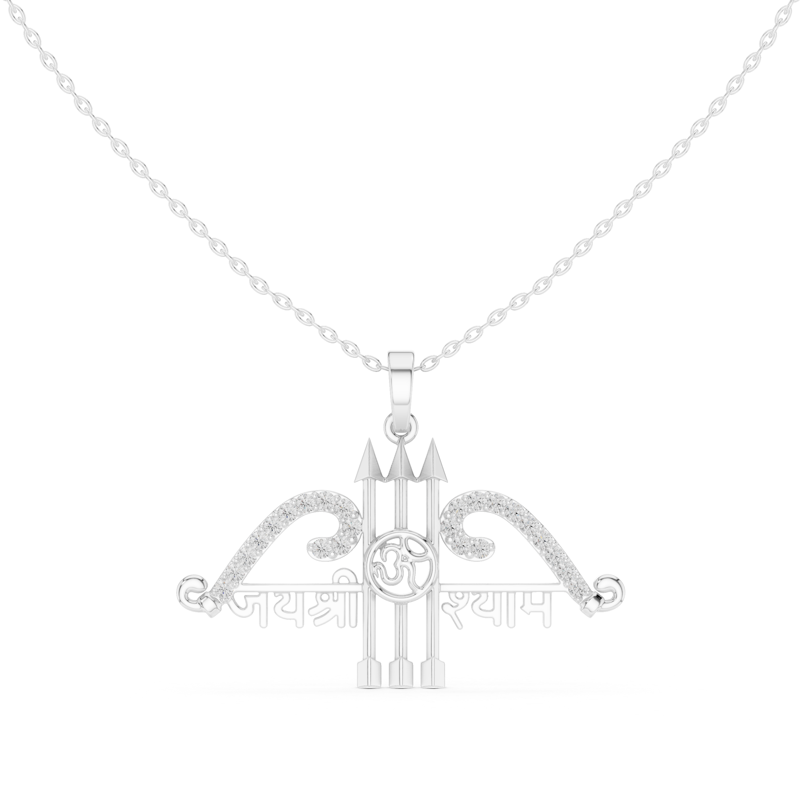 Luxury Trident Om Pendant