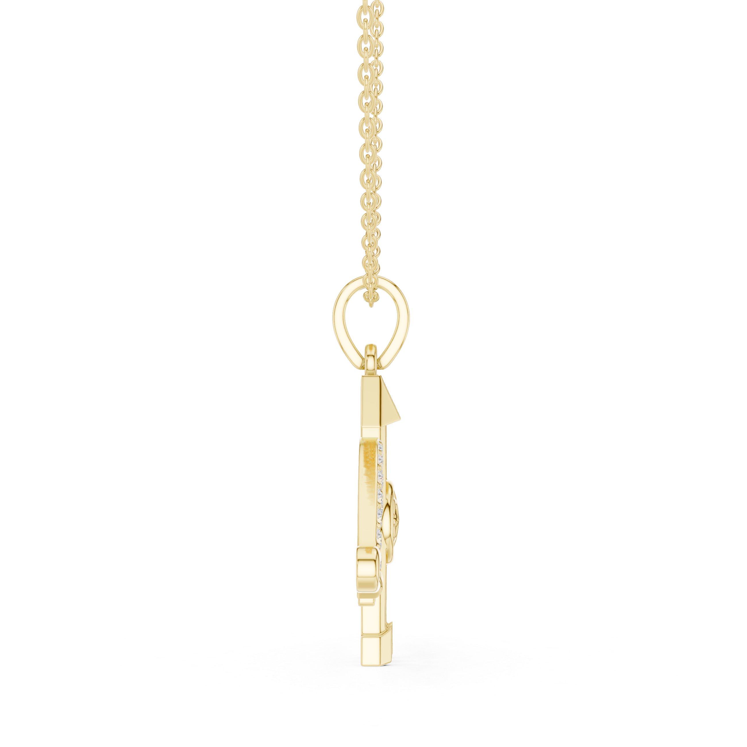 Luxury Trident Om Pendant