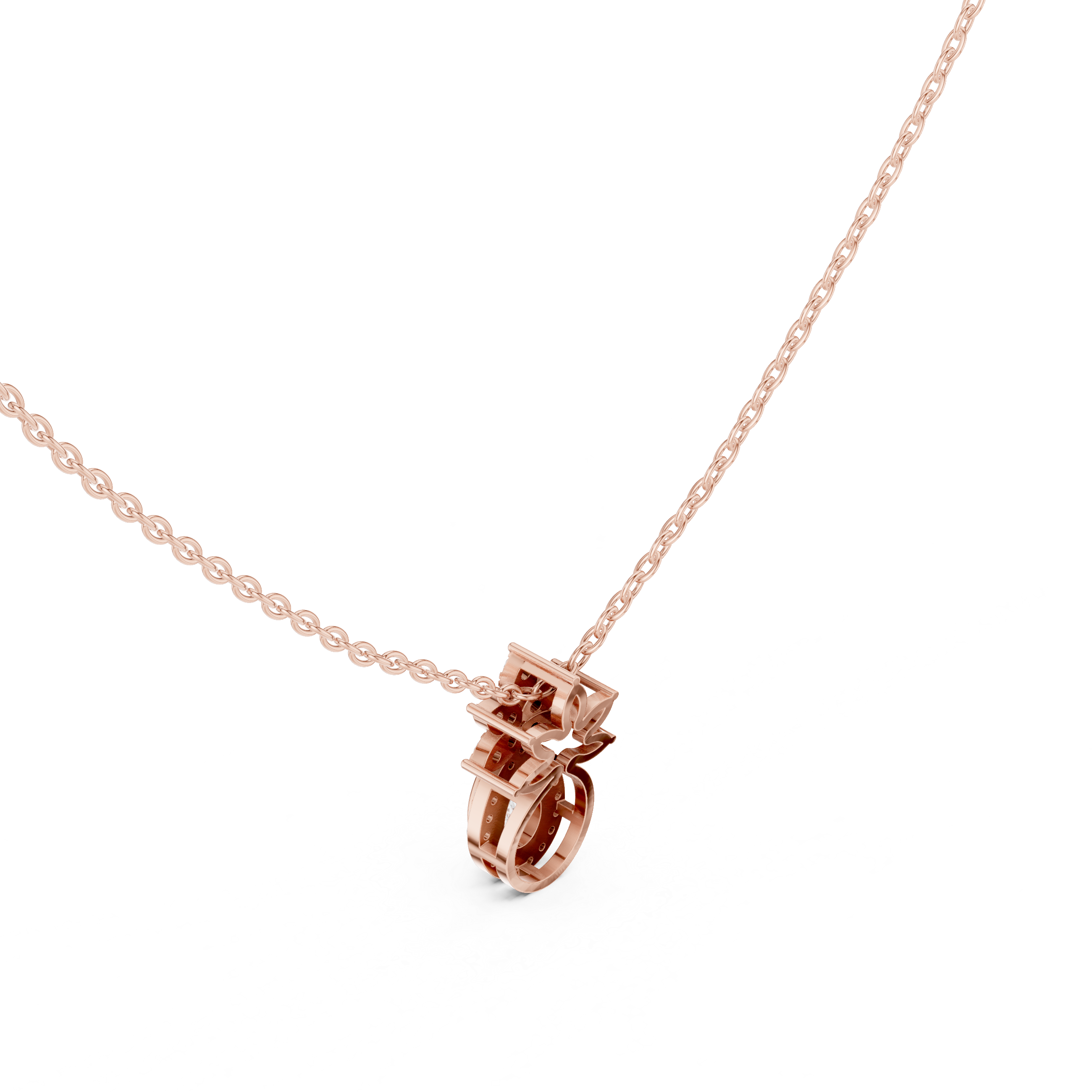 Luxury Pear Halo Pendant