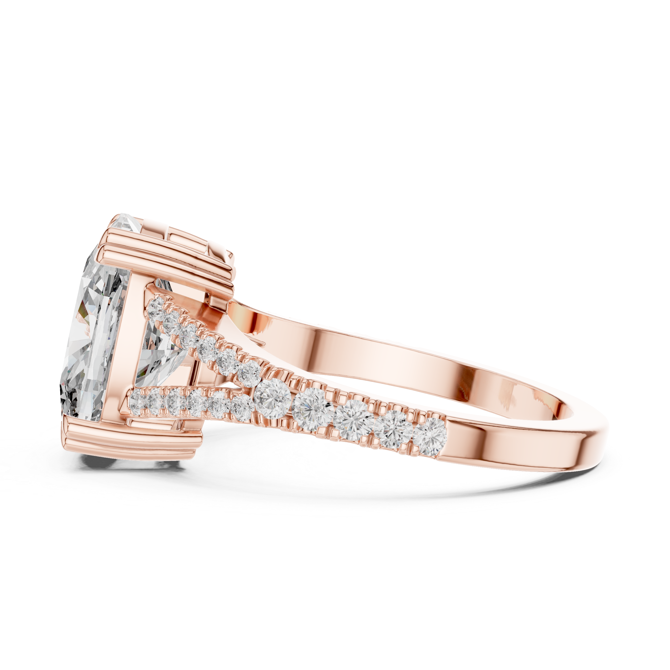 Luxury Split Band Diamond Ring