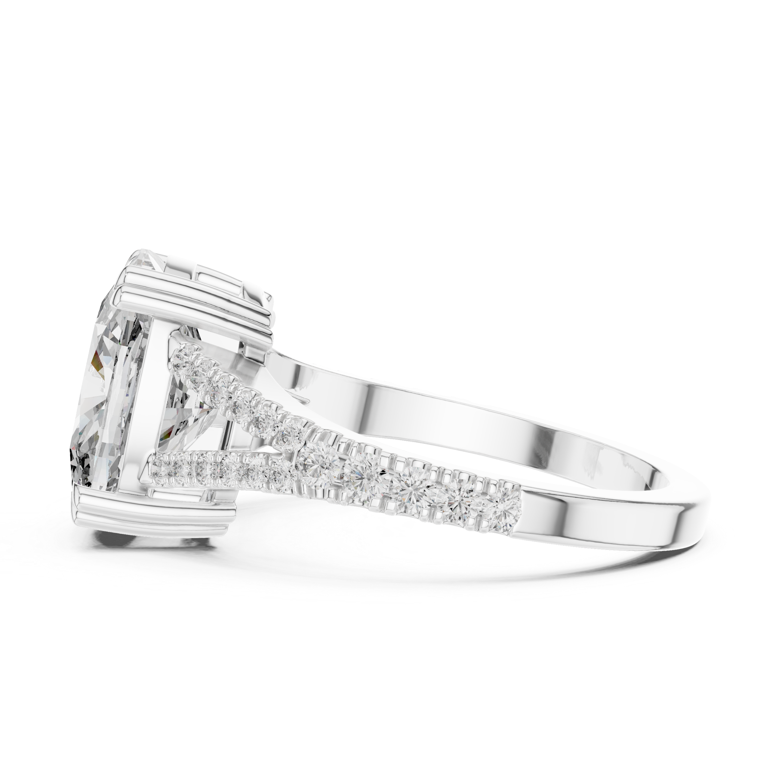 Luxury Split Band Diamond Ring