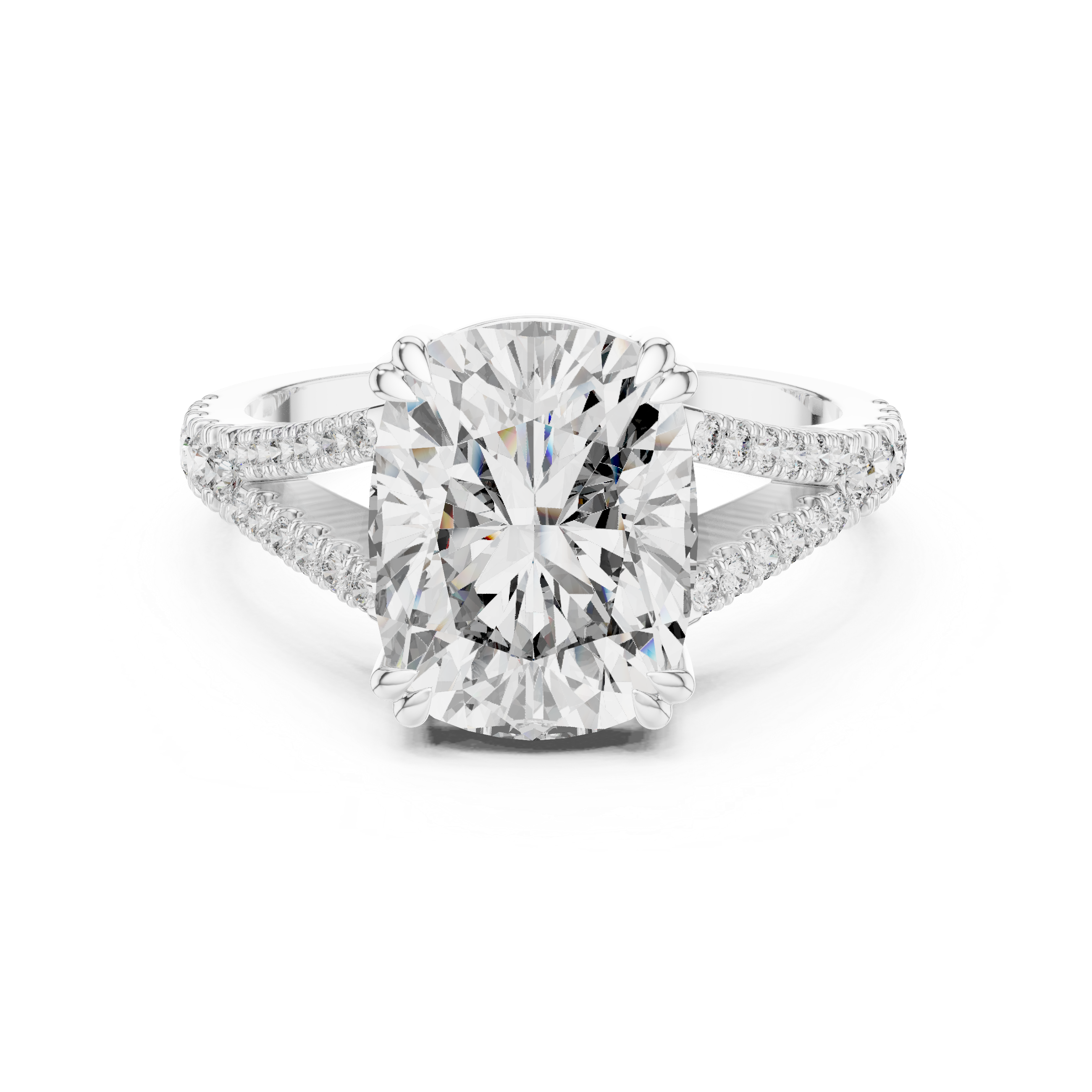 Luxury Split Band Diamond Ring