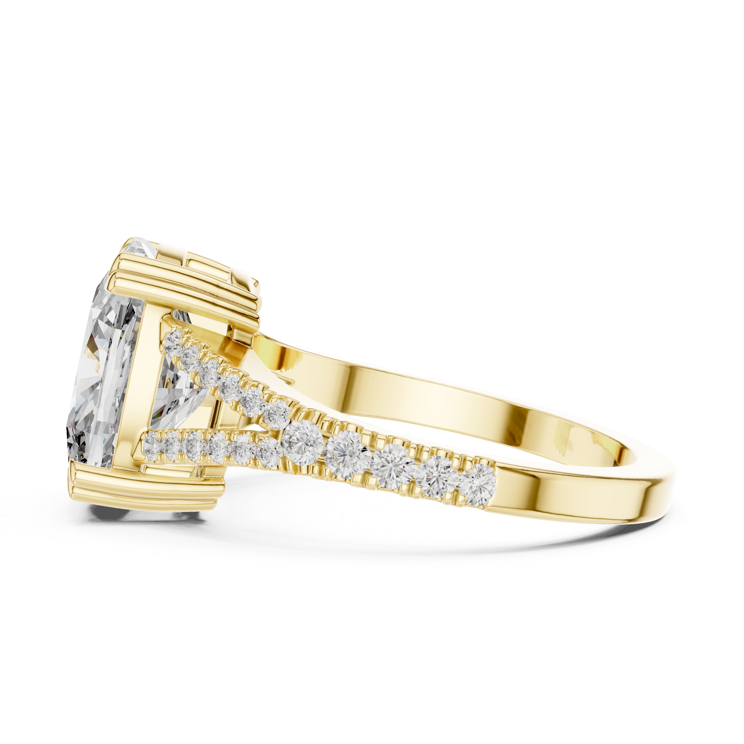 Luxury Split Band Diamond Ring