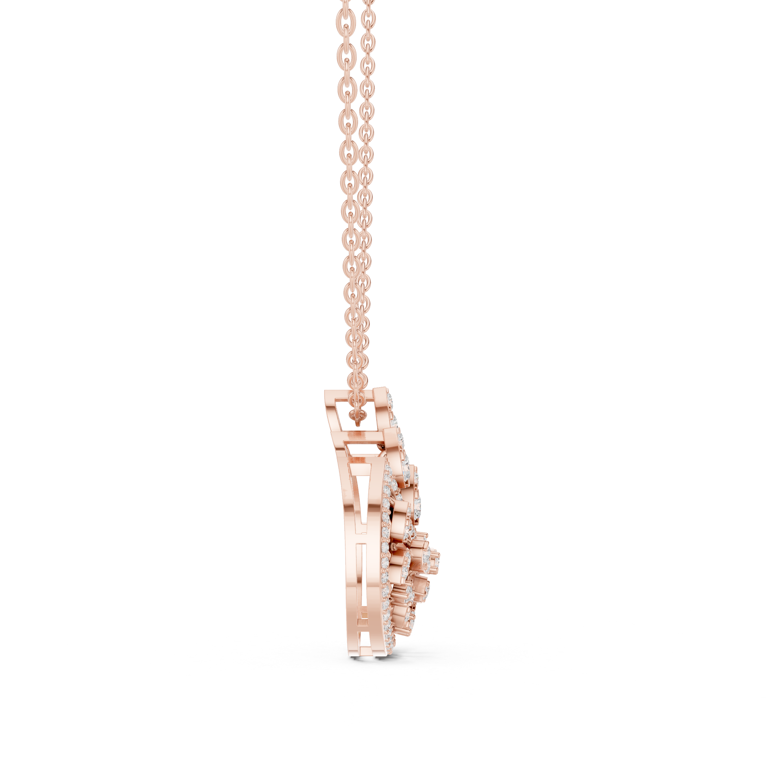 Luxury Floral Drop Pendant