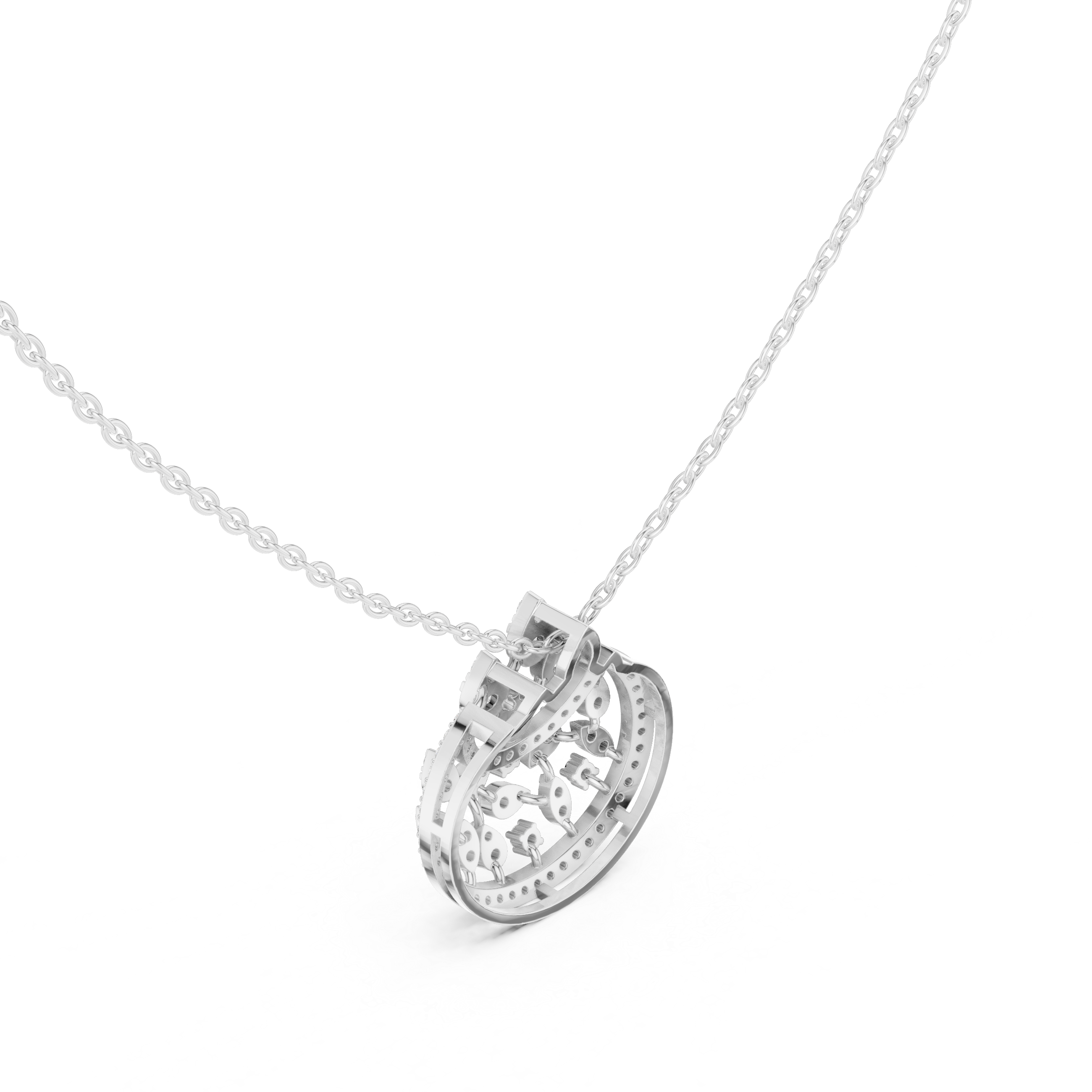 Luxury Floral Drop Pendant