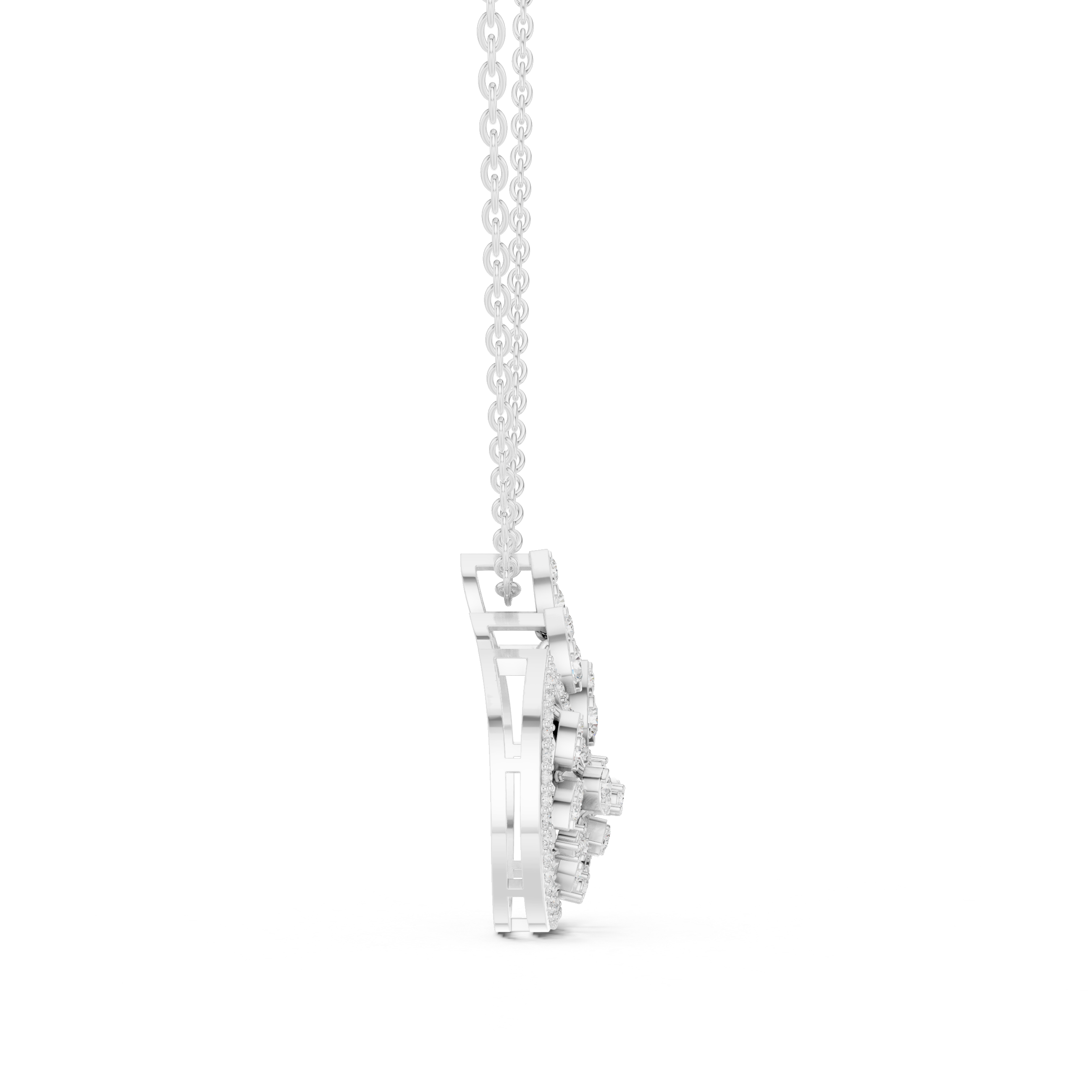 Luxury Floral Drop Pendant