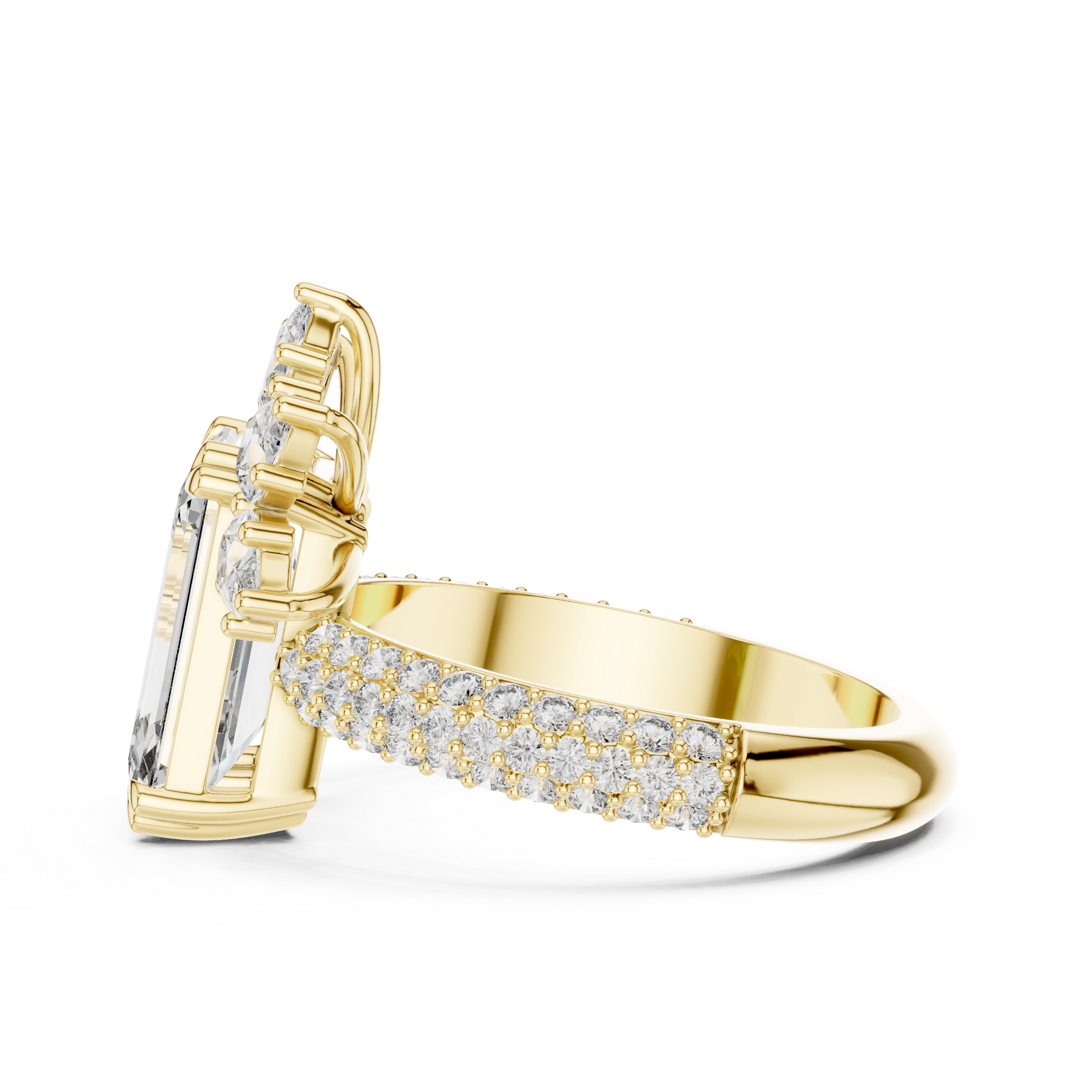 Luxury Emerald Diamond Ring