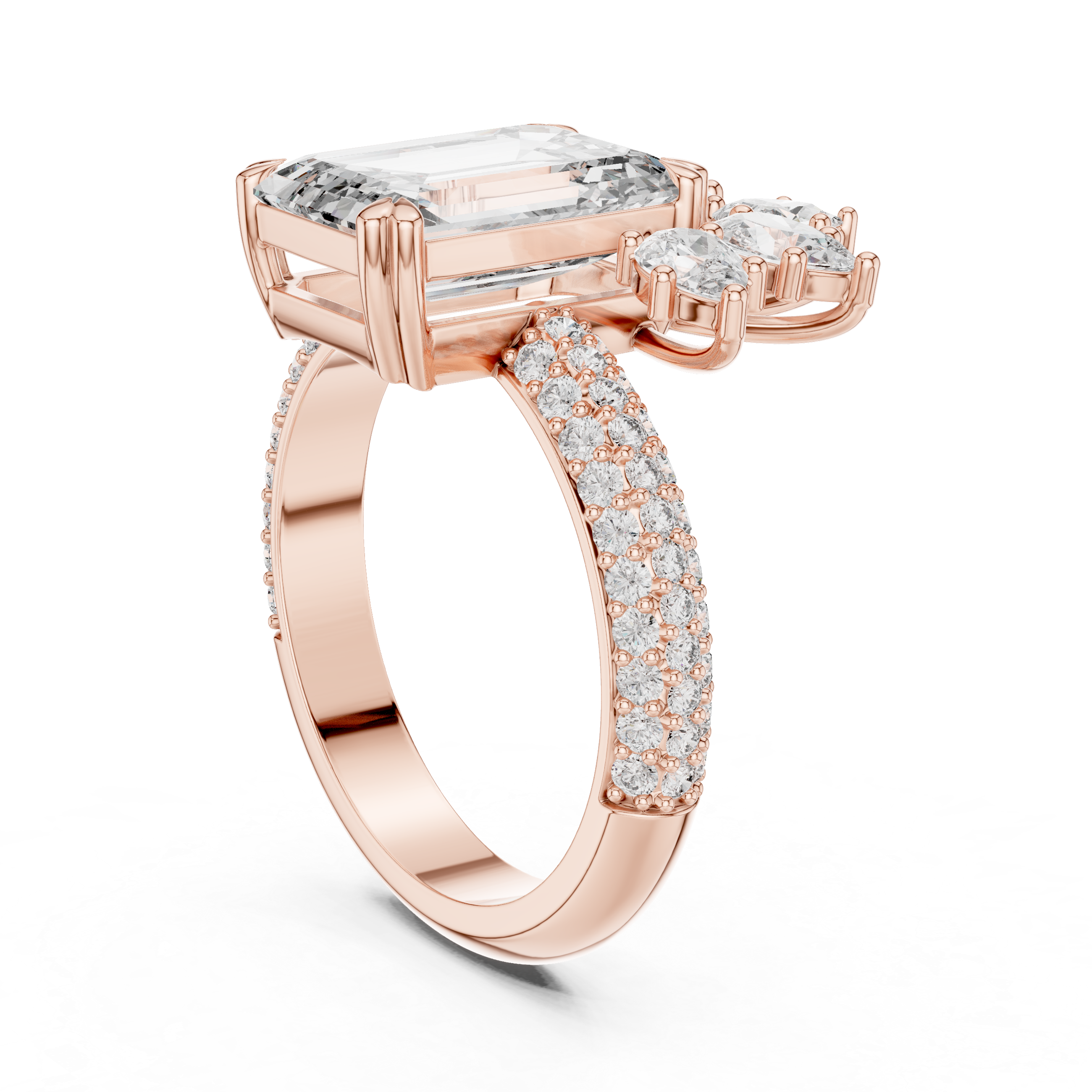 Luxury Emerald Diamond Ring
