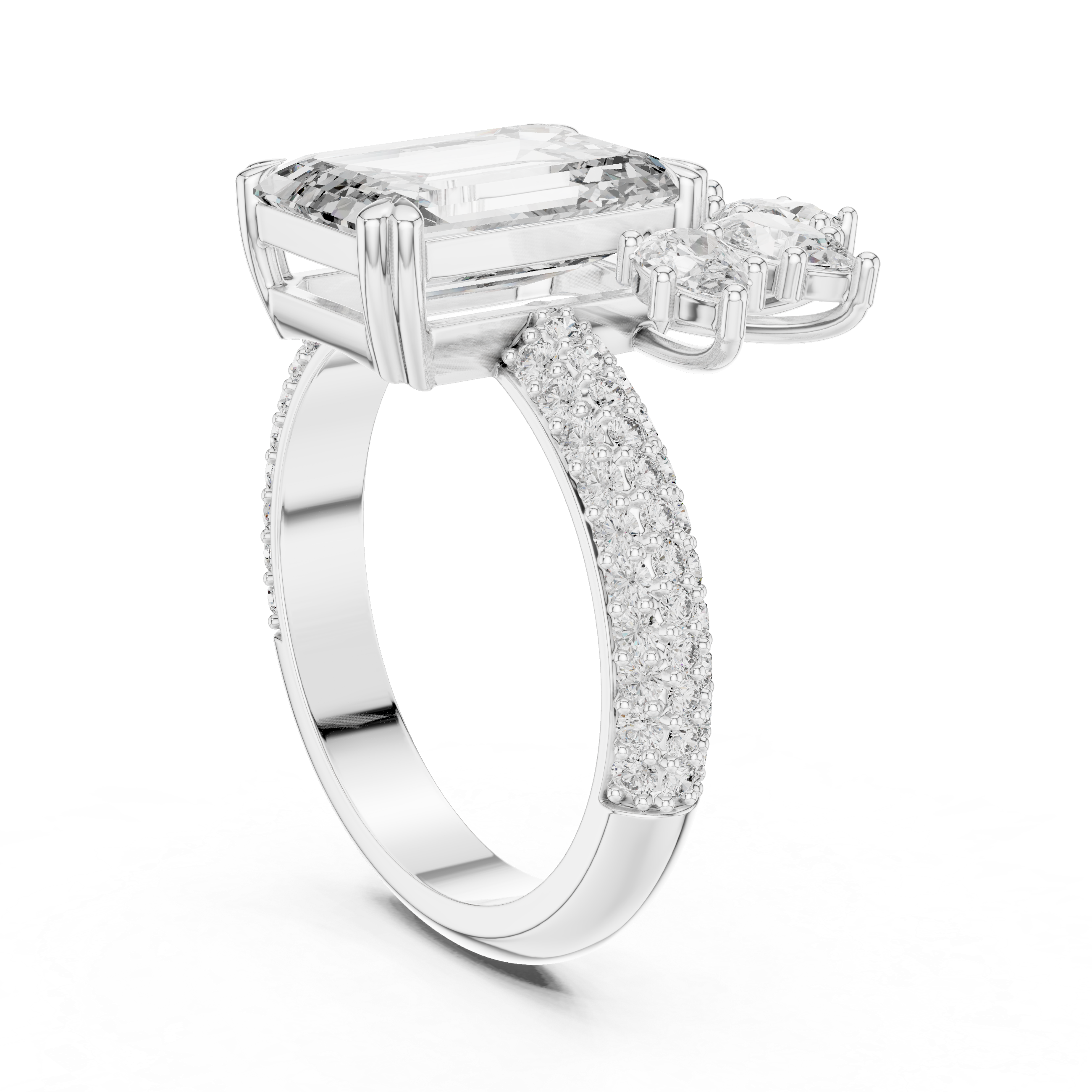 Luxury Emerald Diamond Ring
