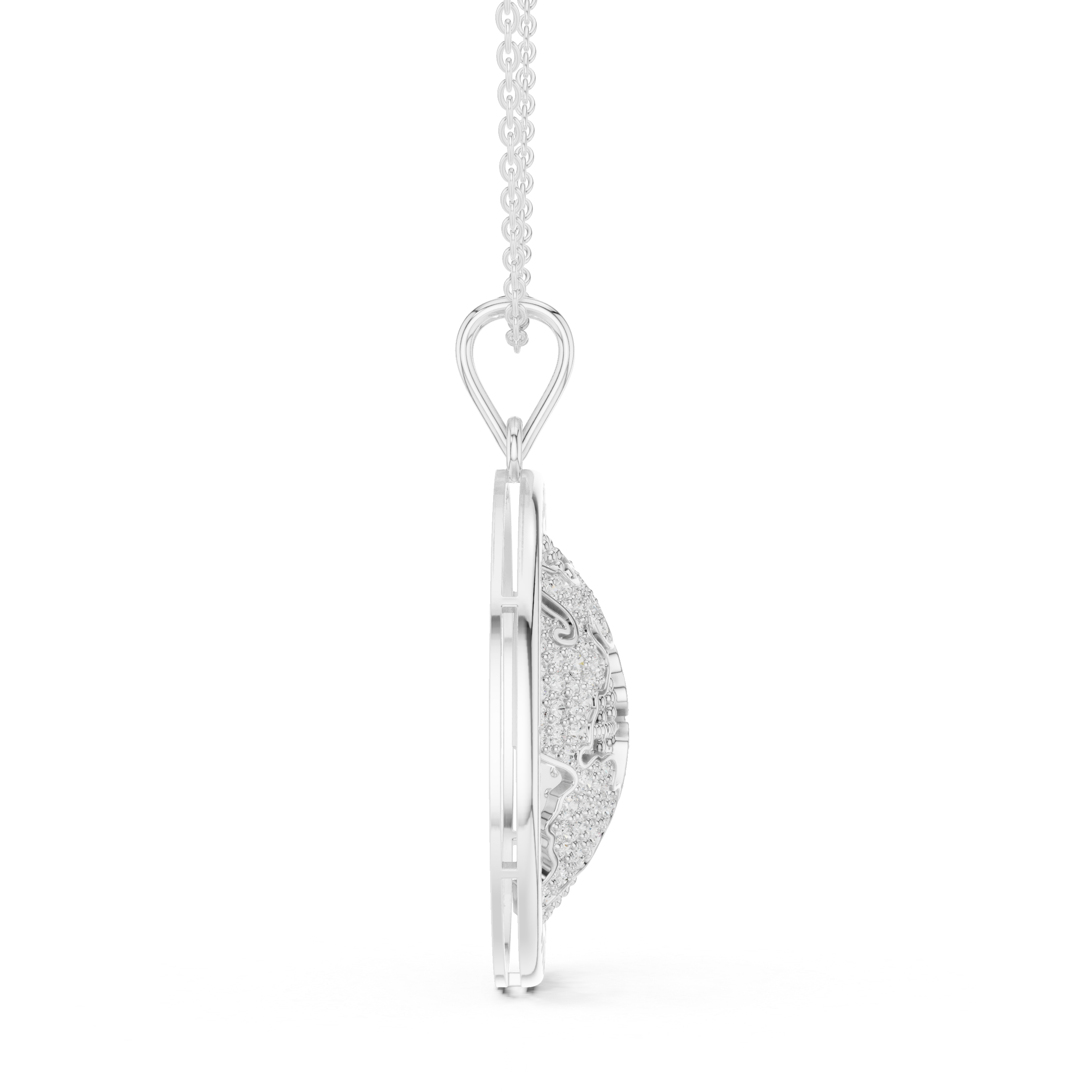 Luxury World Map Pendant