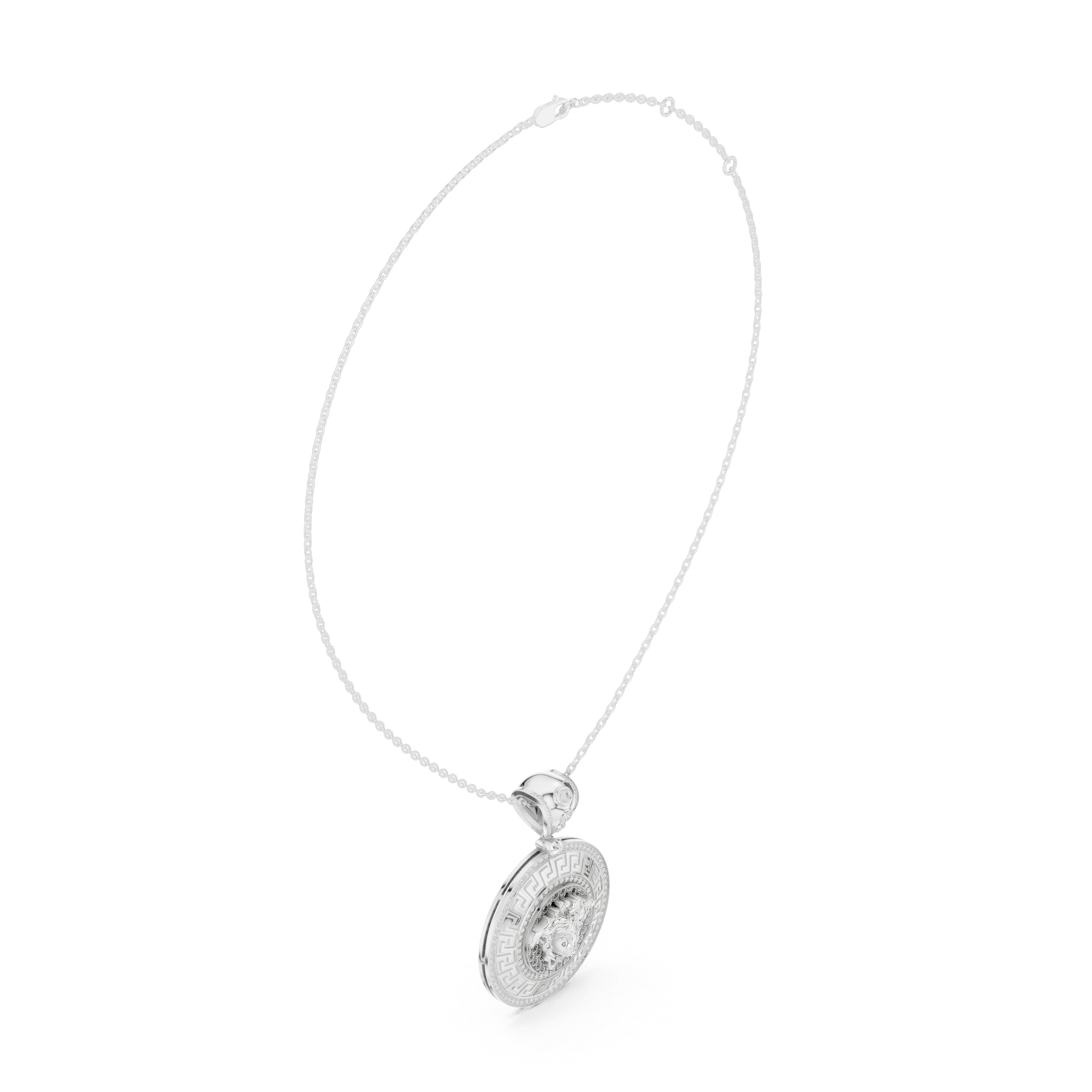 Medusa Gold Pendant Necklace