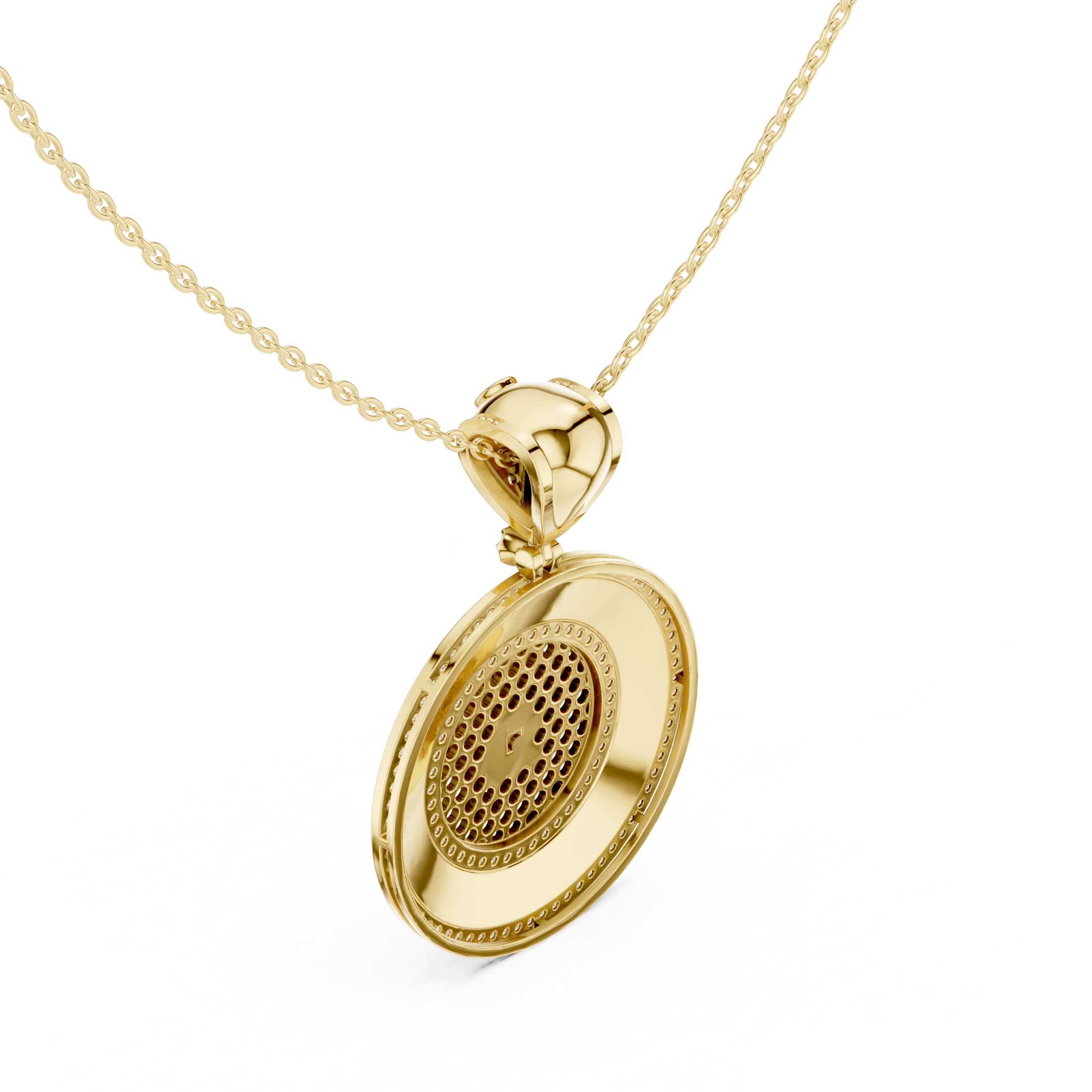 Medusa Gold Pendant Necklace