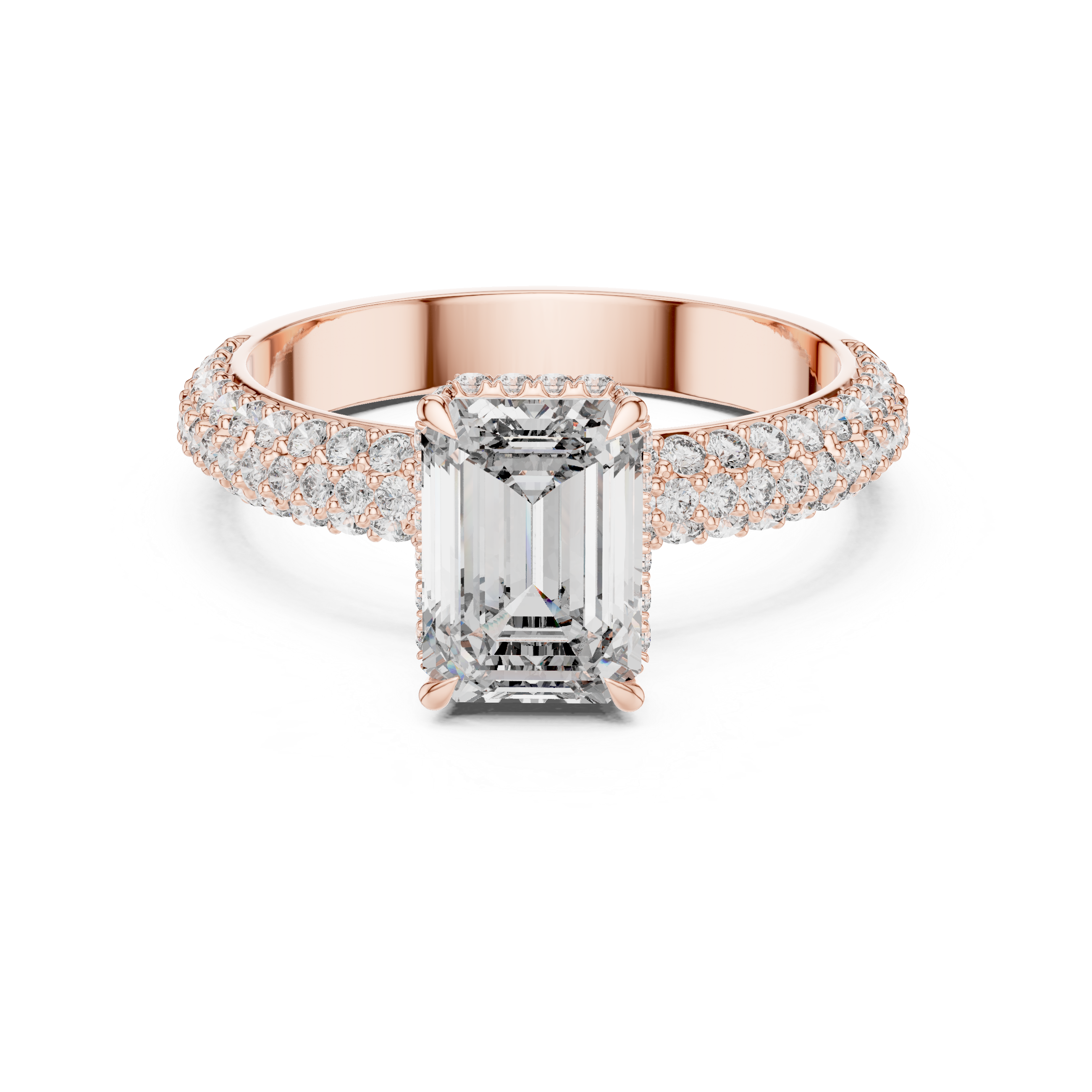 Emerald Cut Diamond Ring