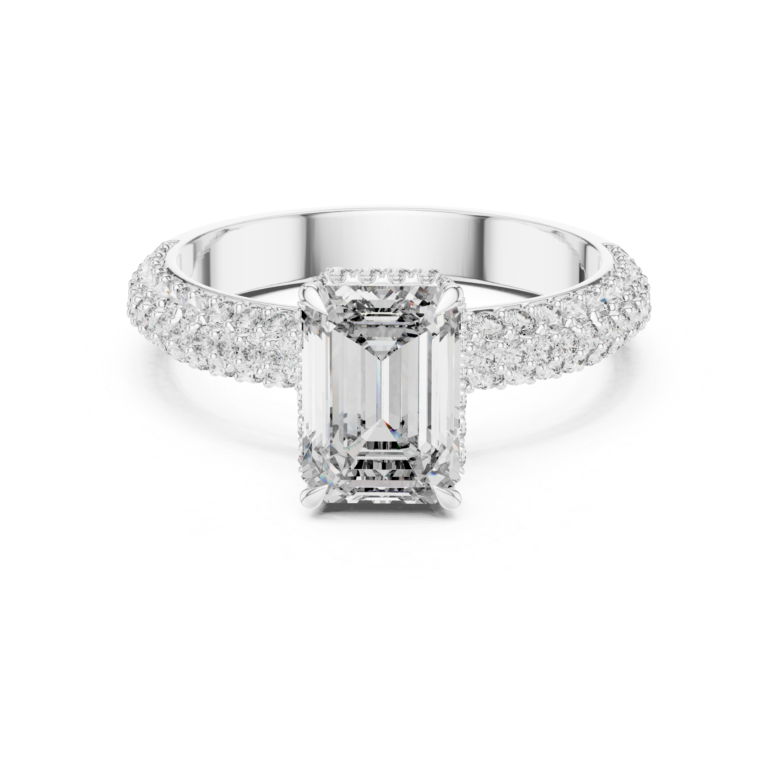 Emerald Cut Diamond Ring