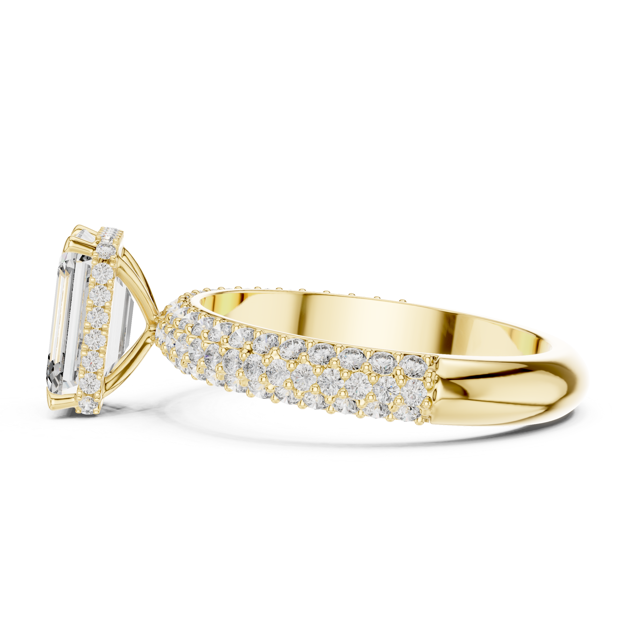 Emerald Cut Diamond Ring