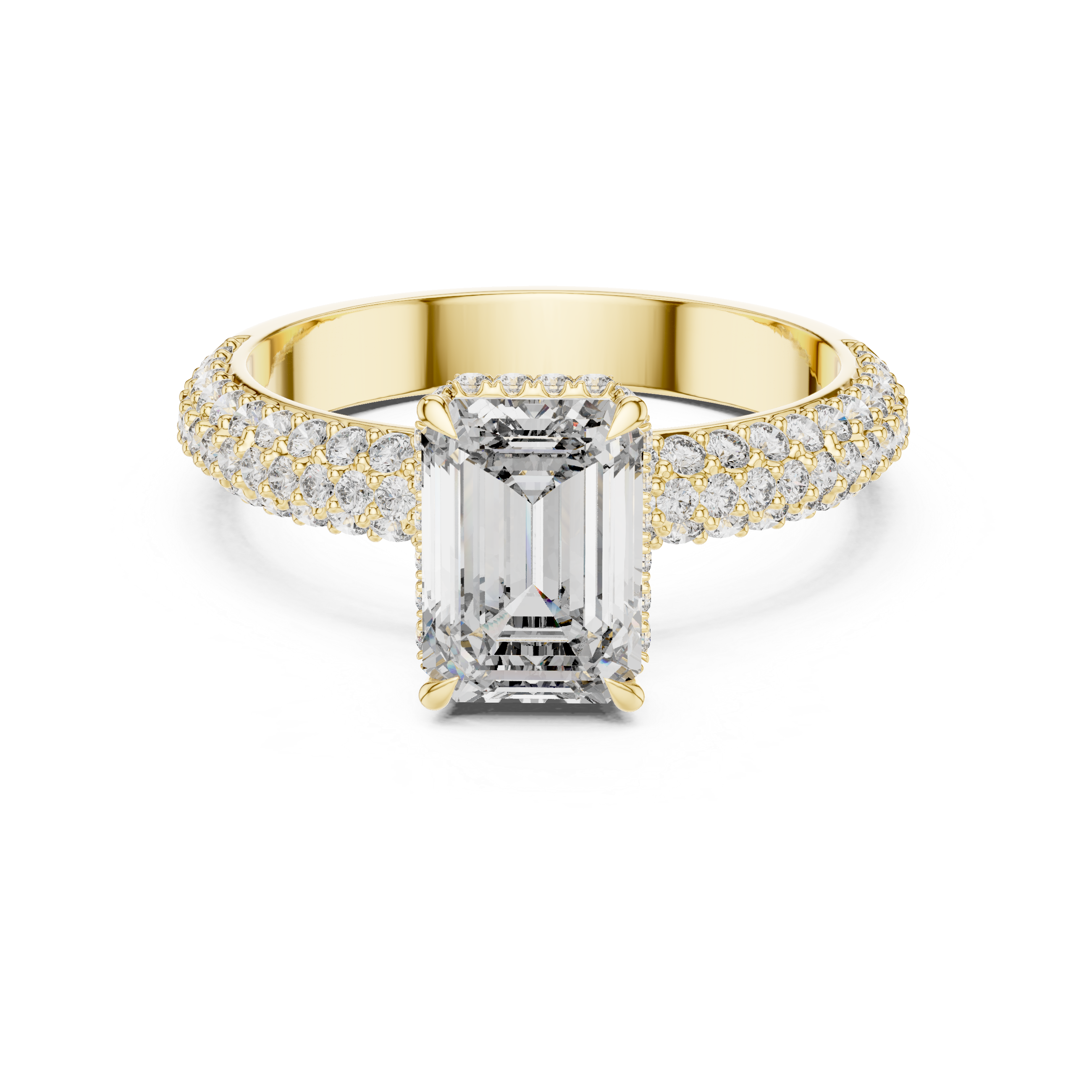 Emerald Cut Diamond Ring