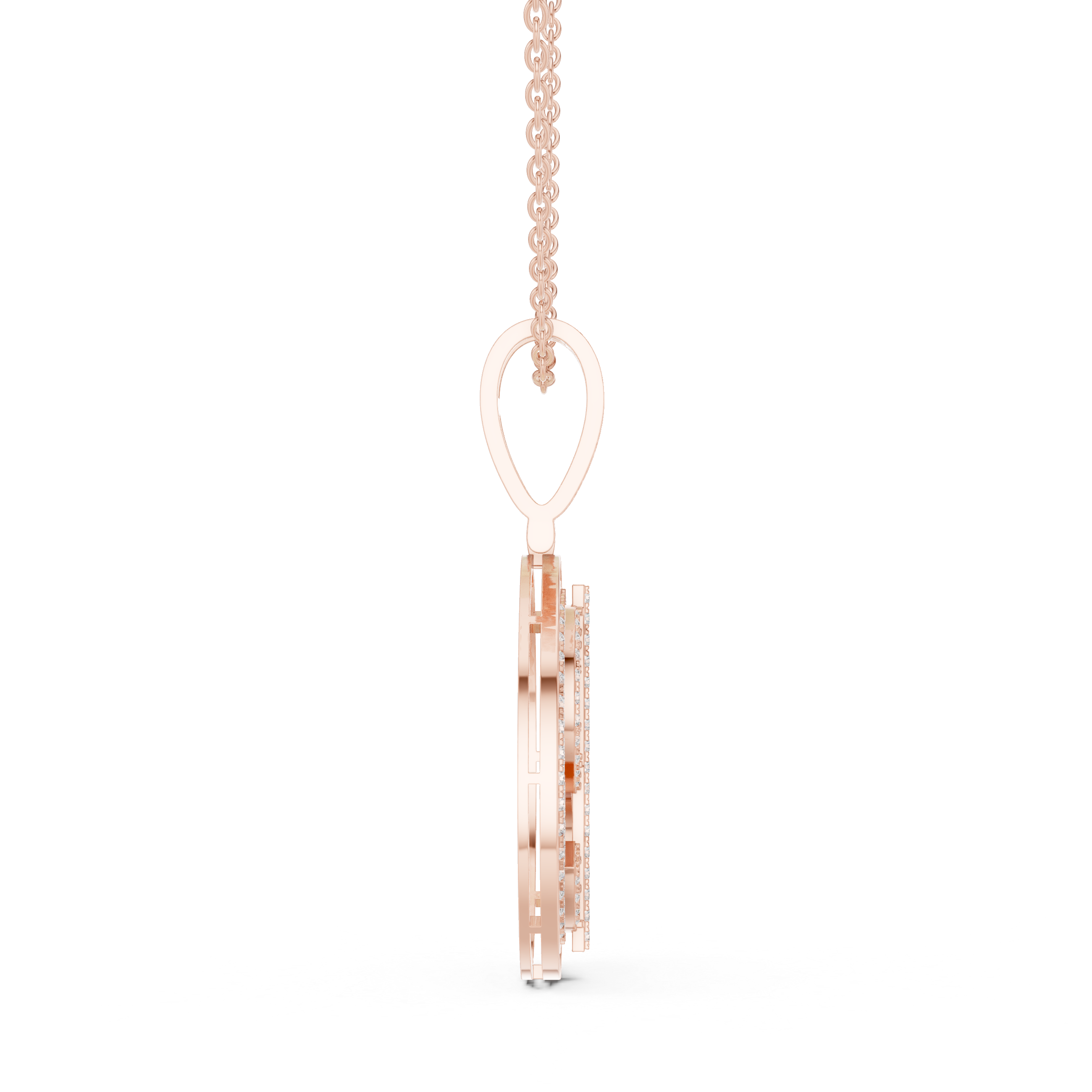 Luxury Dollar Sign Diamond Pendant