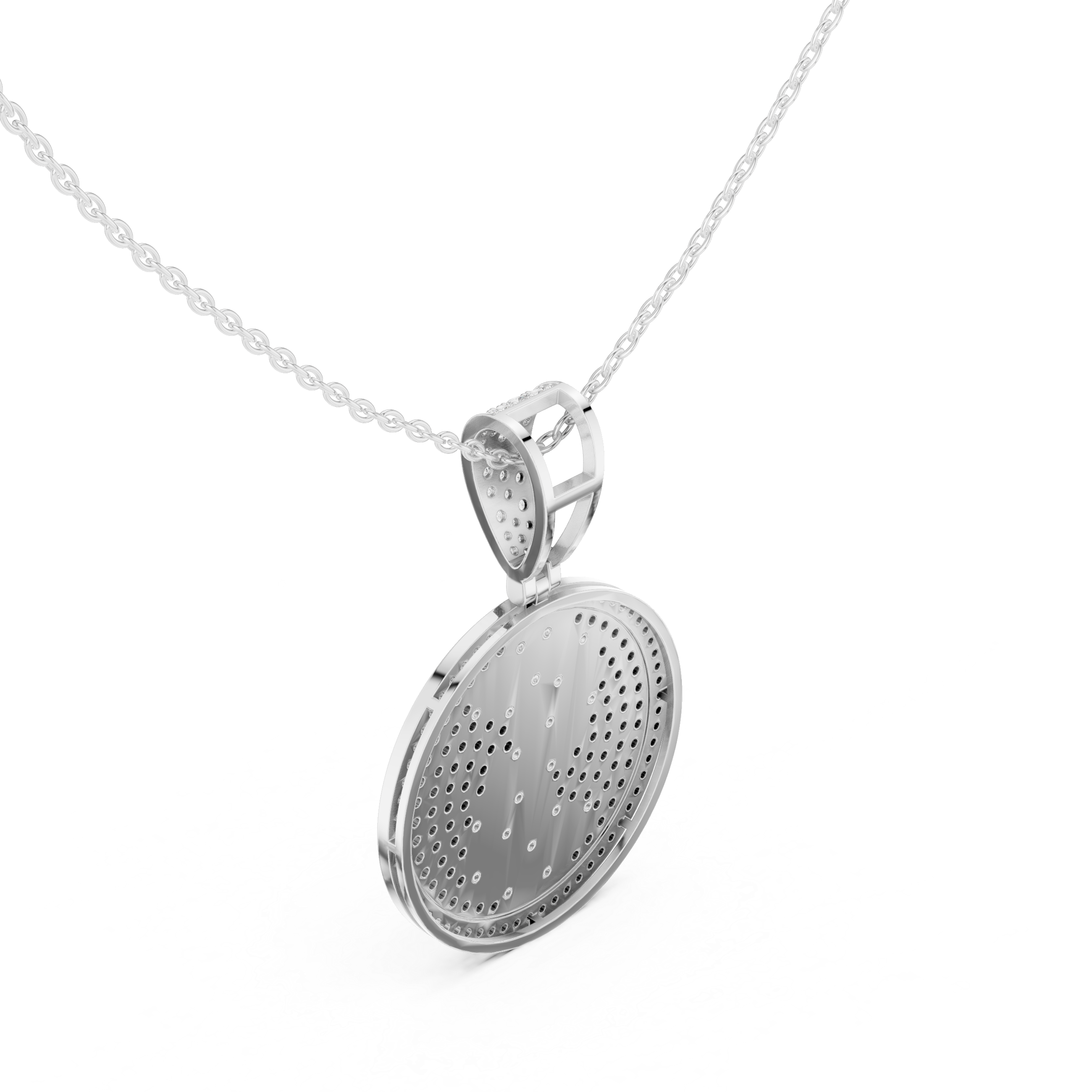 Luxury Dollar Sign Diamond Pendant