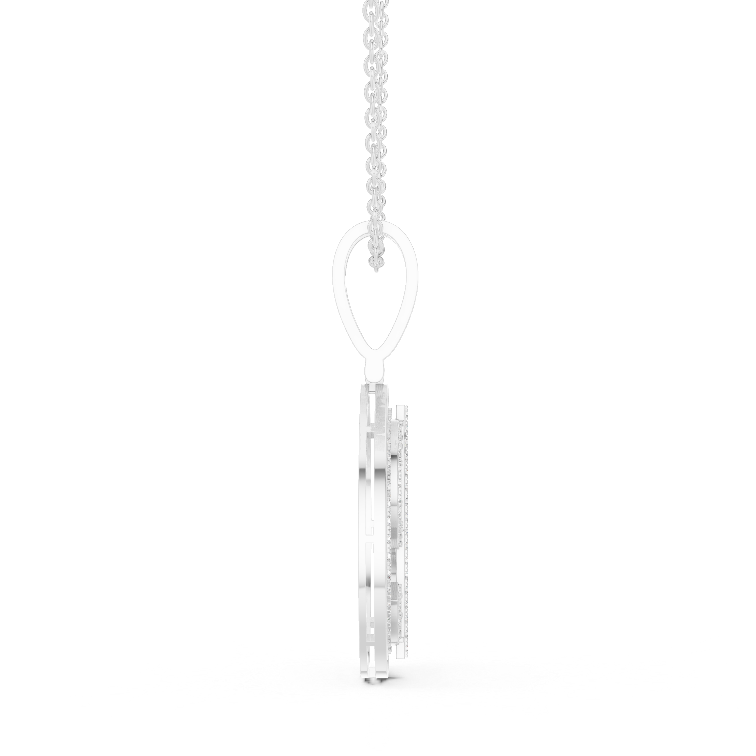Luxury Dollar Sign Diamond Pendant