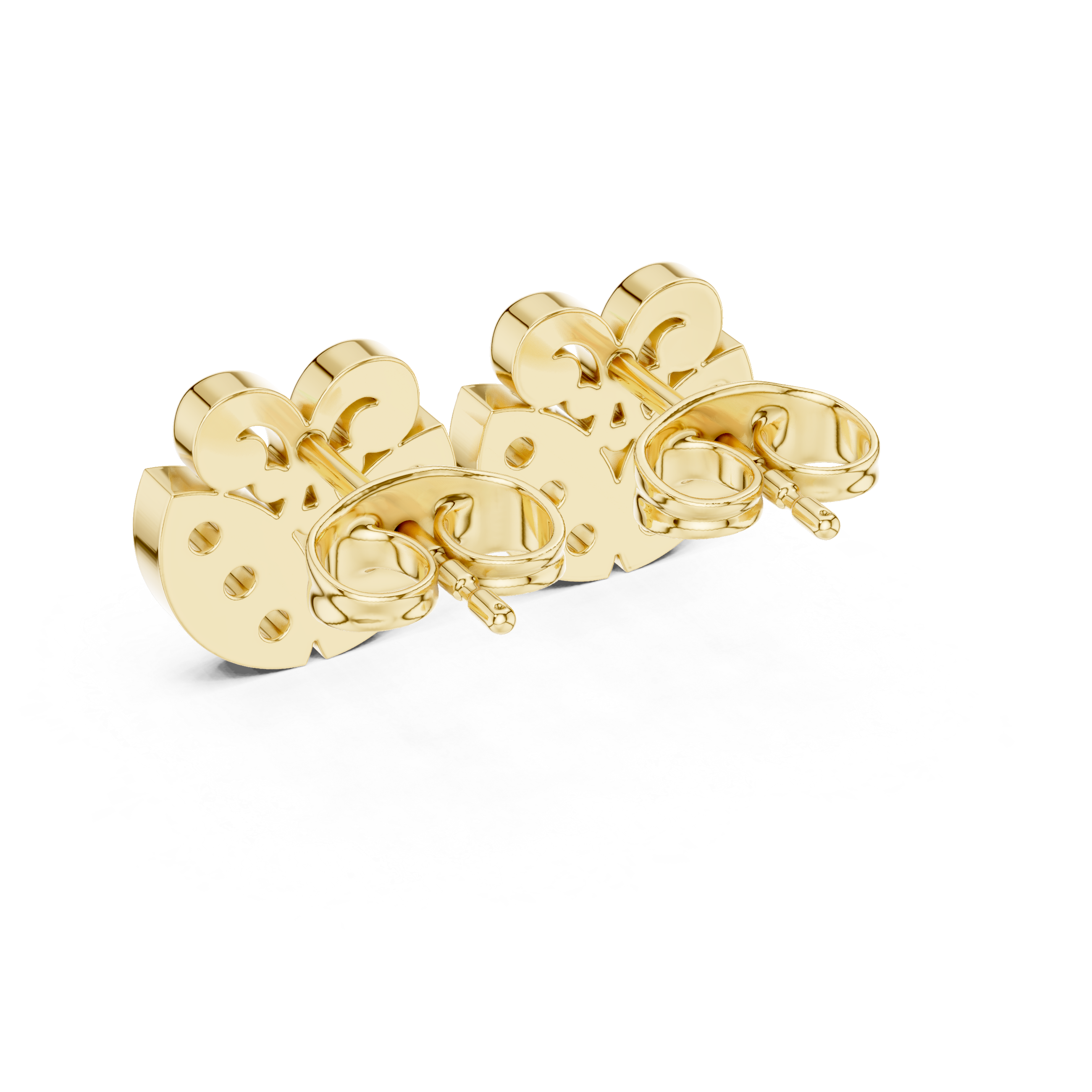 Luxury Scroll Heart Earrings