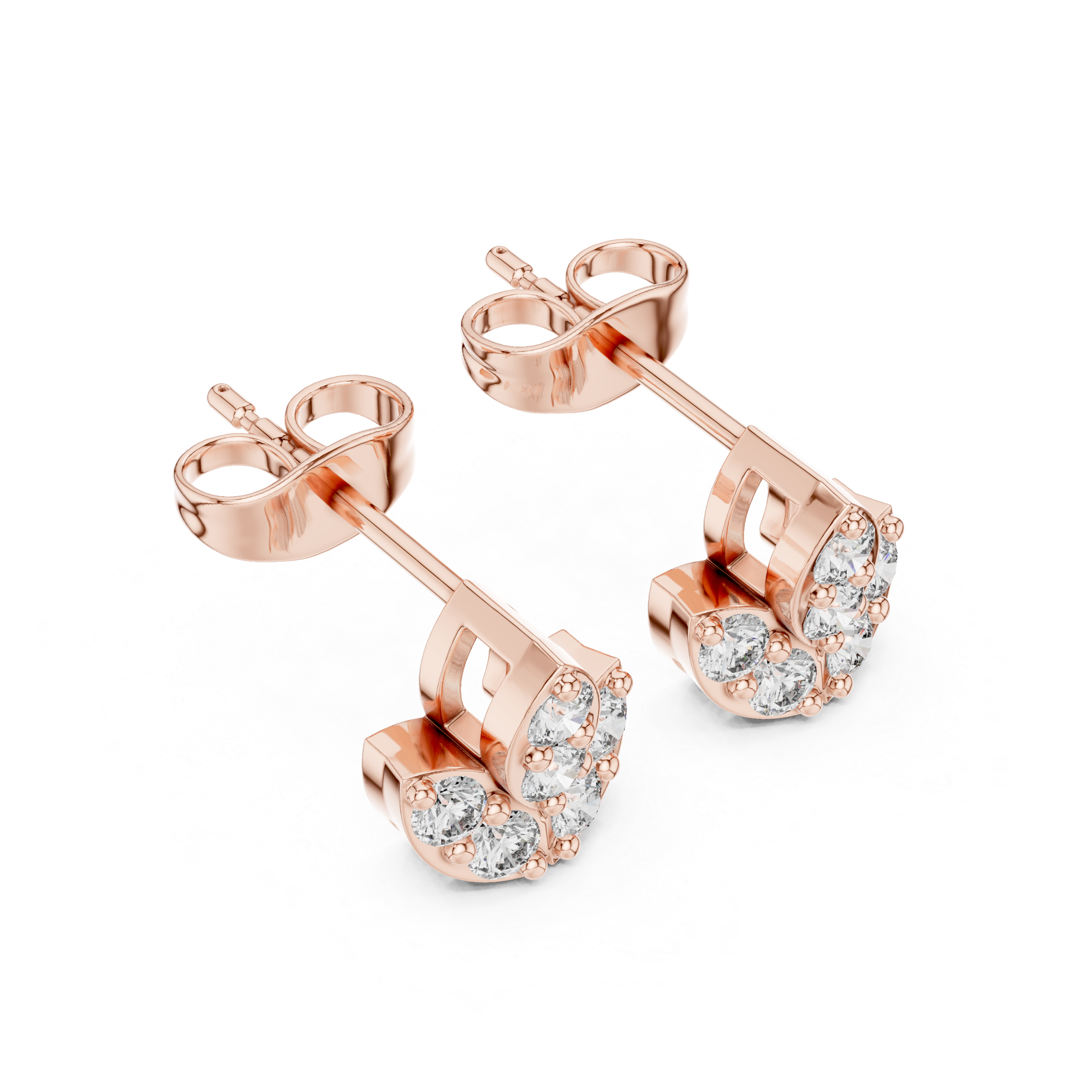Luxury Petal Cluster Earrings