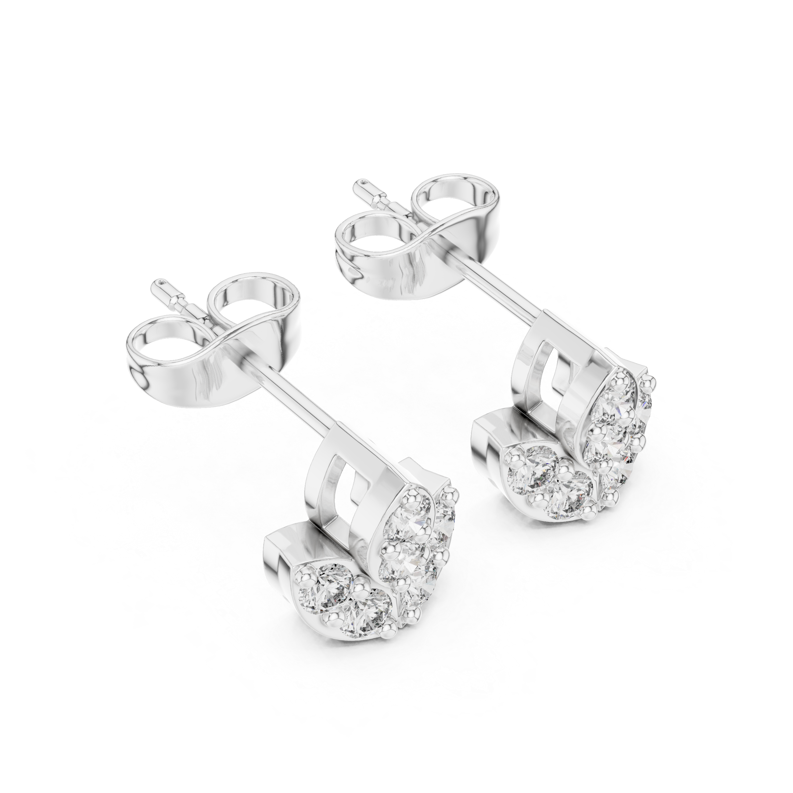 Luxury Petal Cluster Earrings