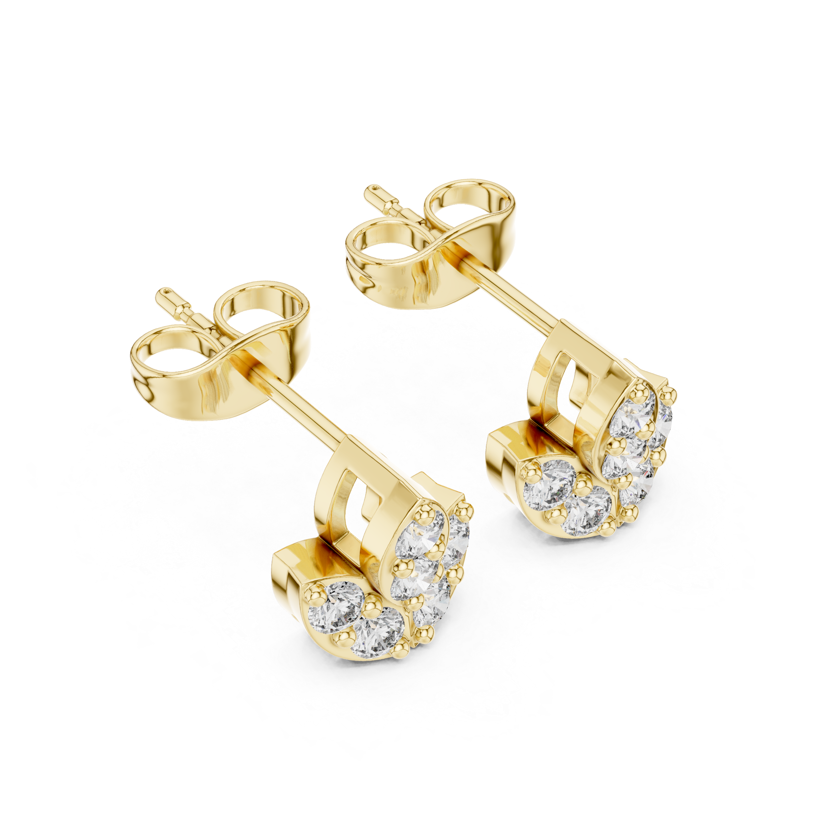 Luxury Petal Cluster Earrings