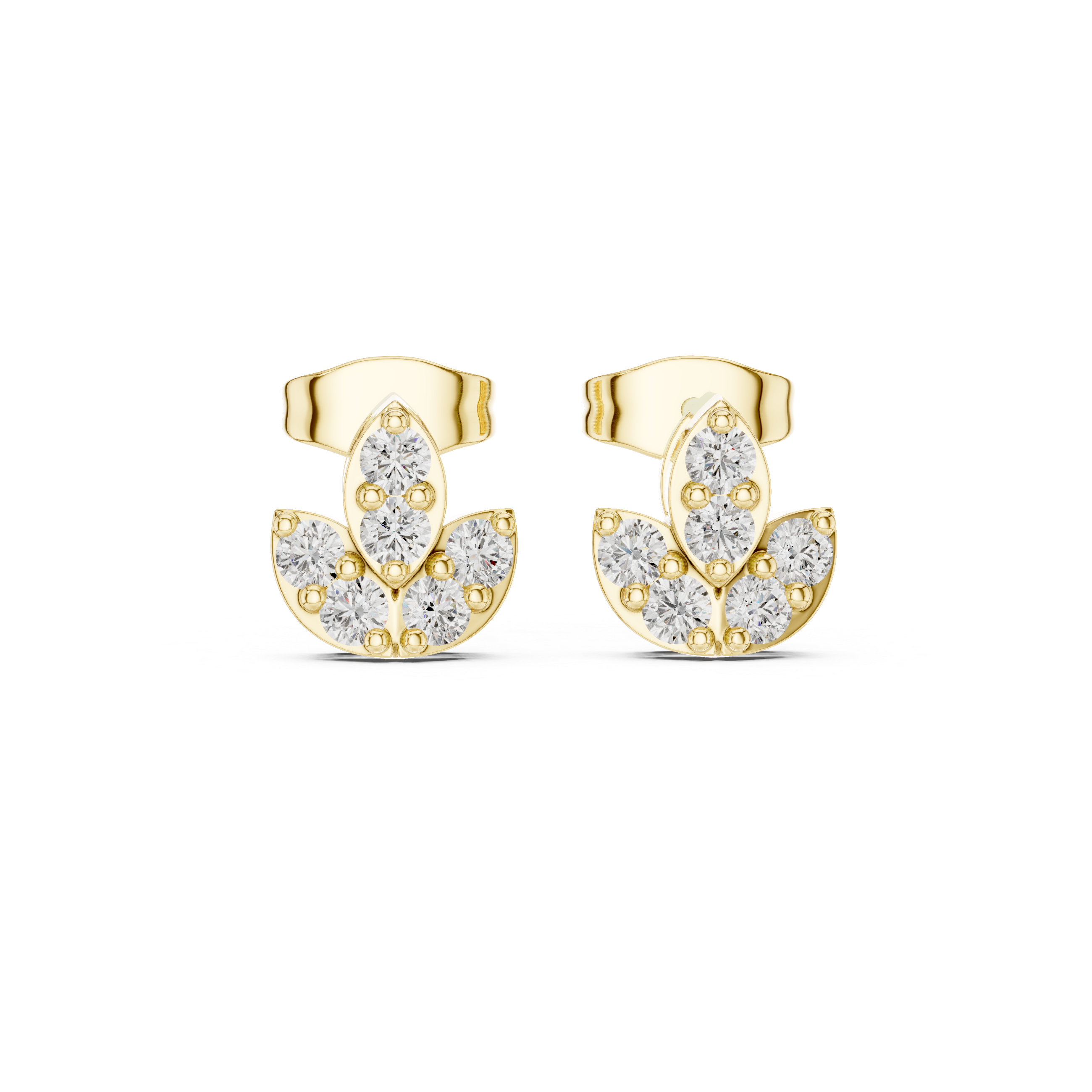 Luxury Petal Cluster Earrings