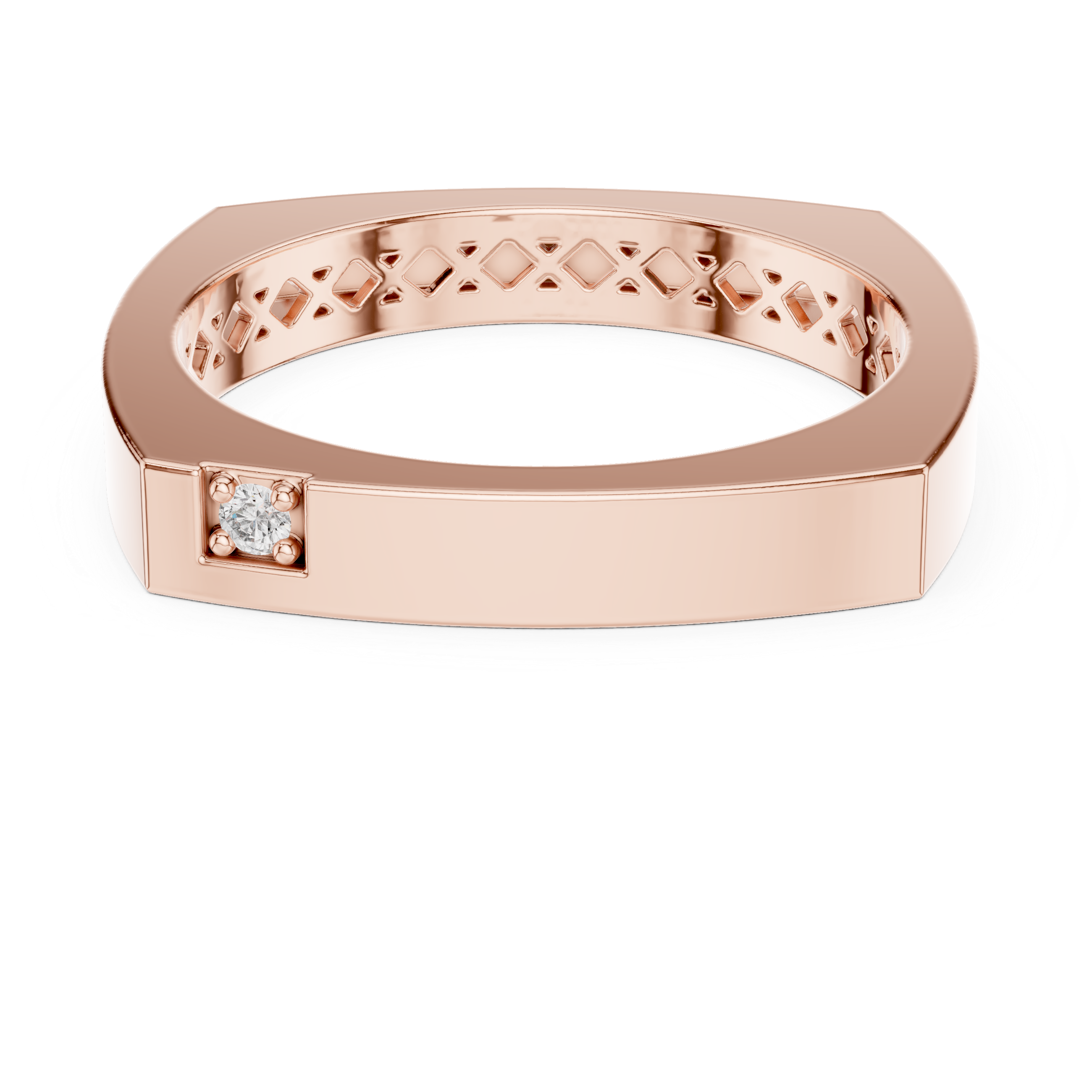 Luxury Minimal Diamond Band