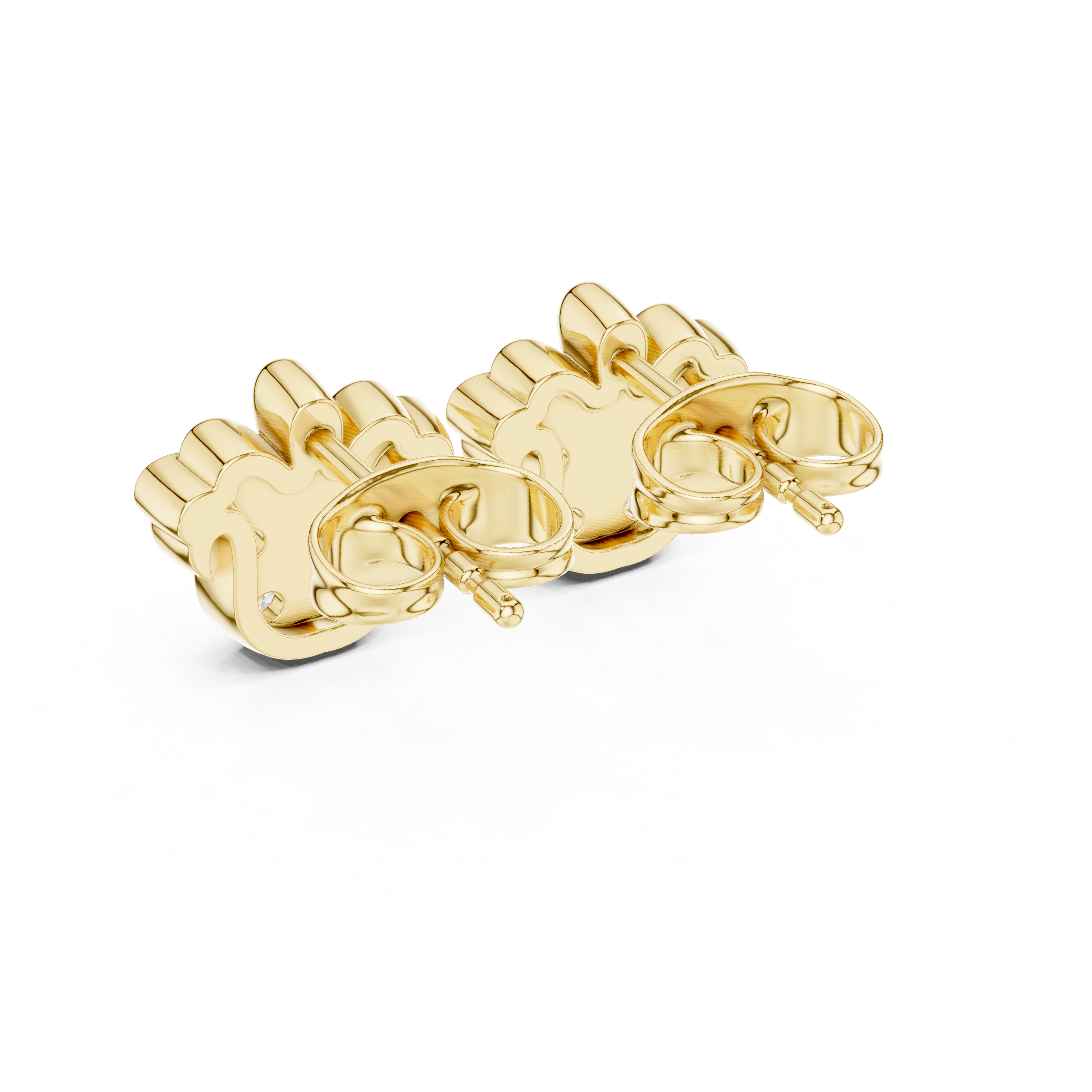 Luxury Fleur Stud Earrings