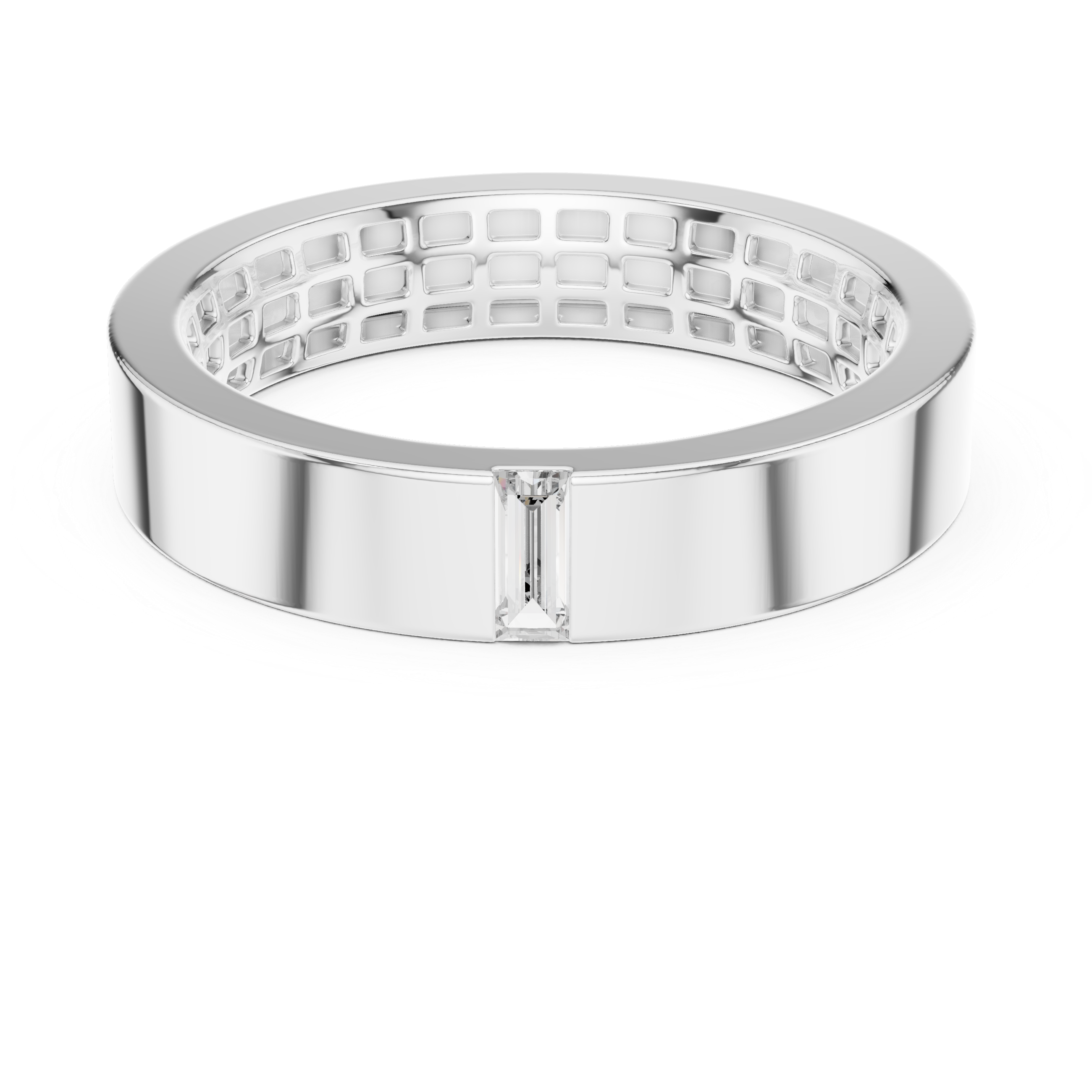 Minimal Baguette Diamond Ring
