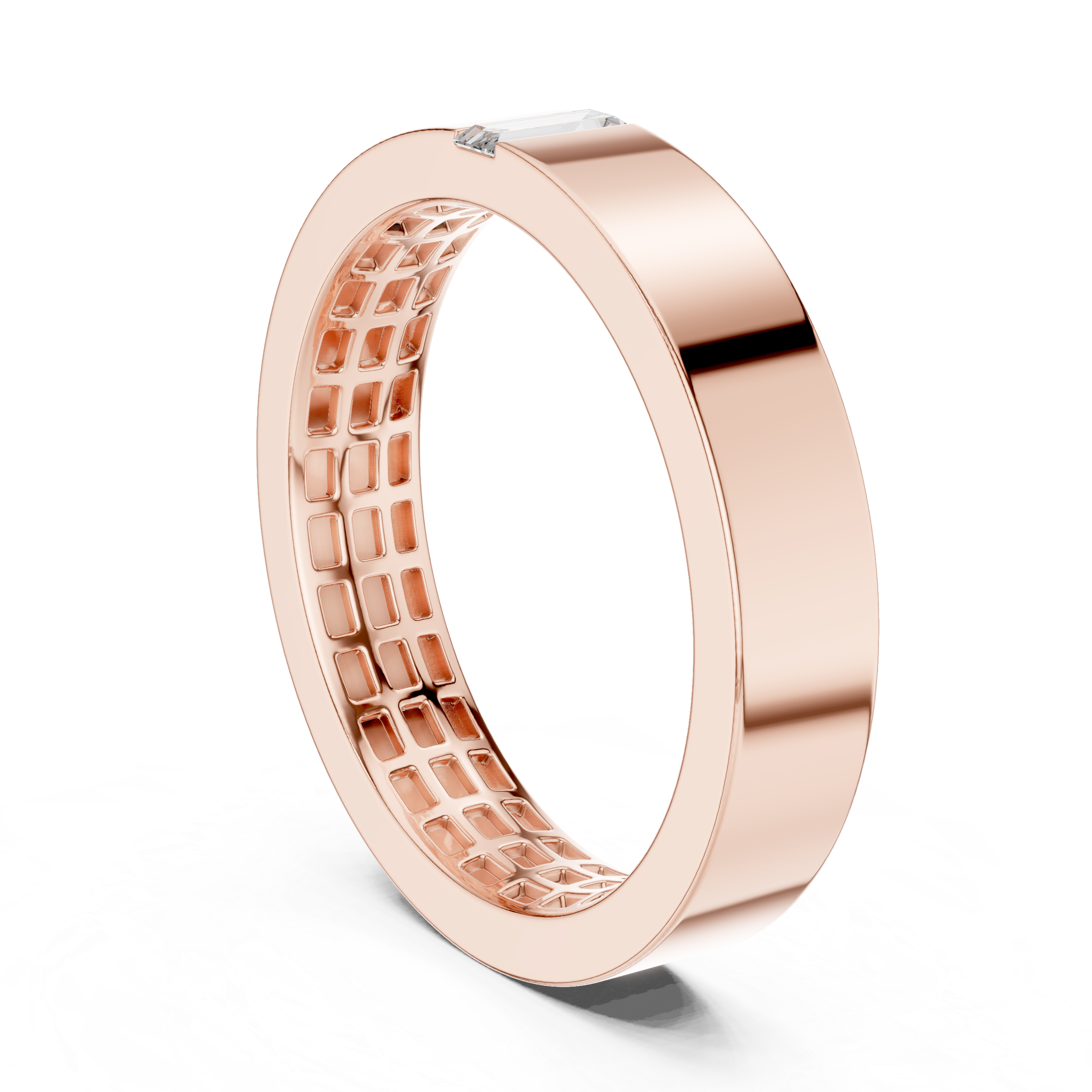 Minimal Baguette Diamond Ring