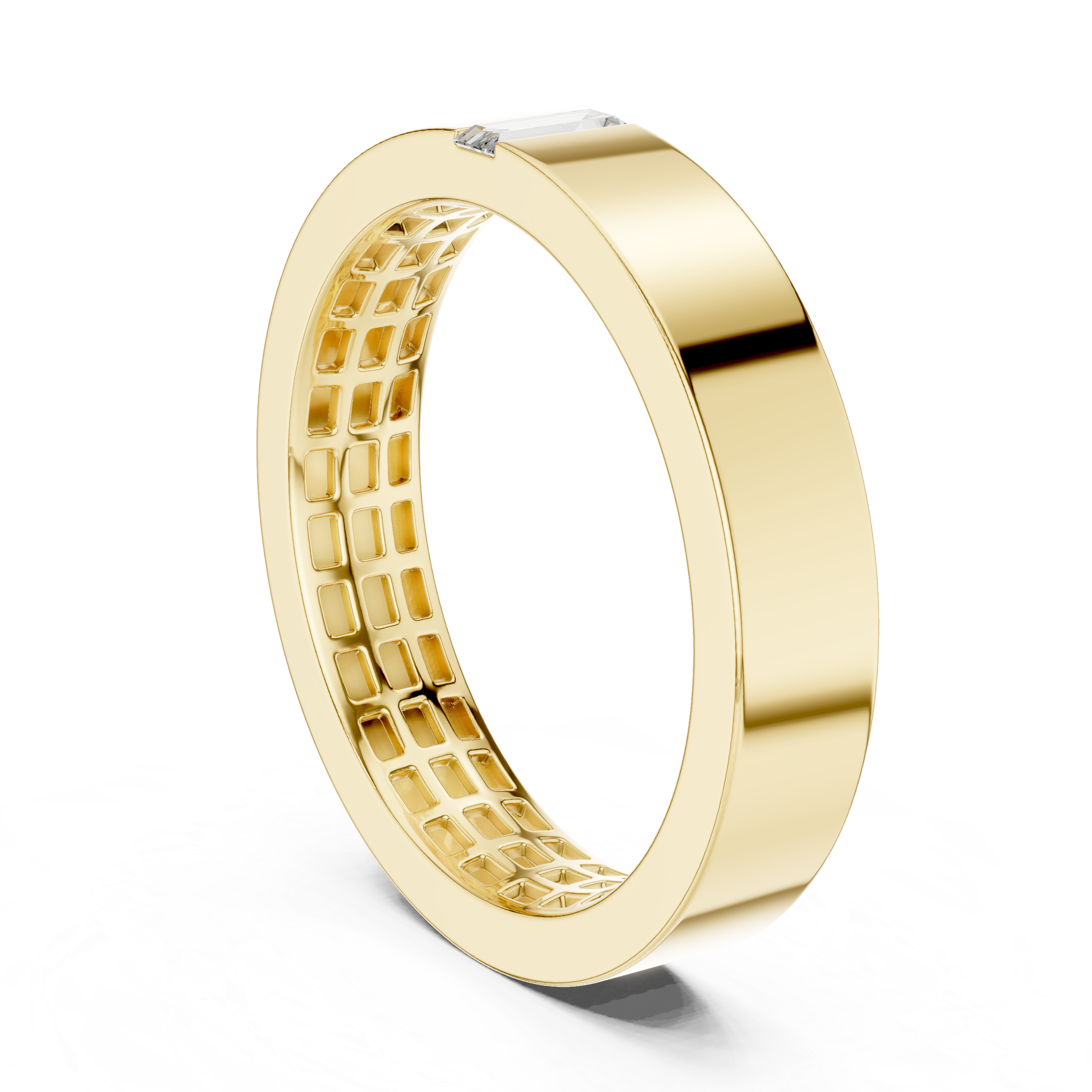 Minimal Baguette Diamond Ring