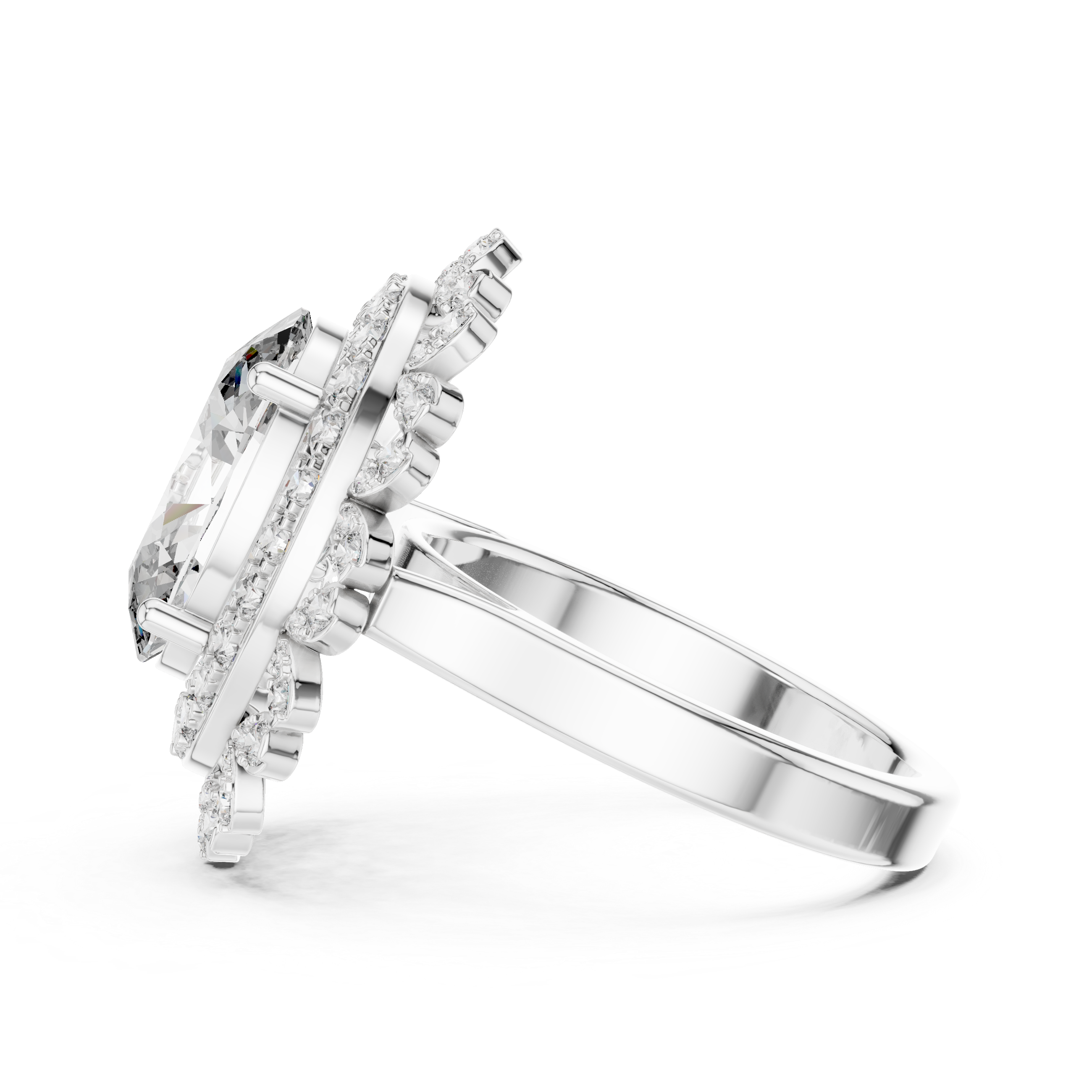 Luxury Halo Diamond Ring