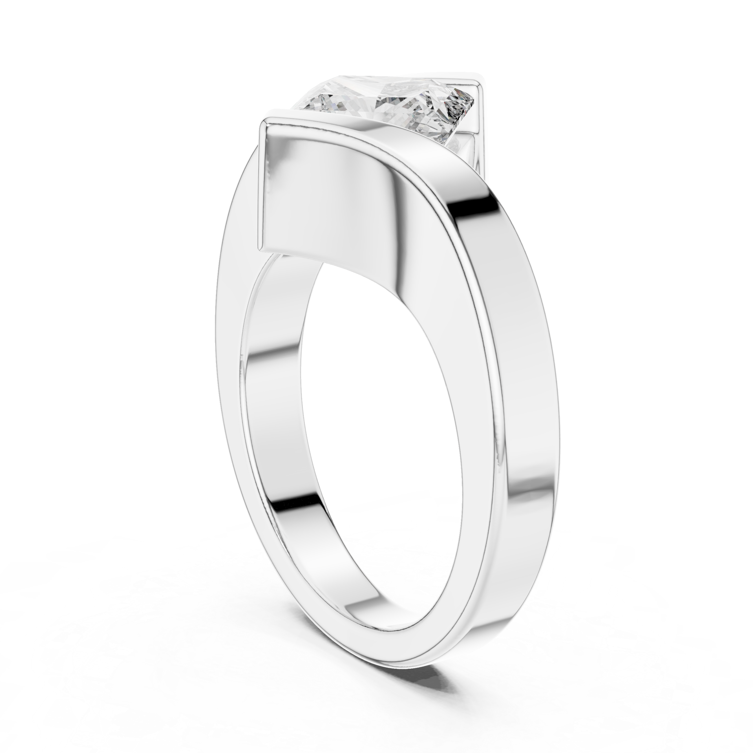 Luxury Princess Diamond Ring